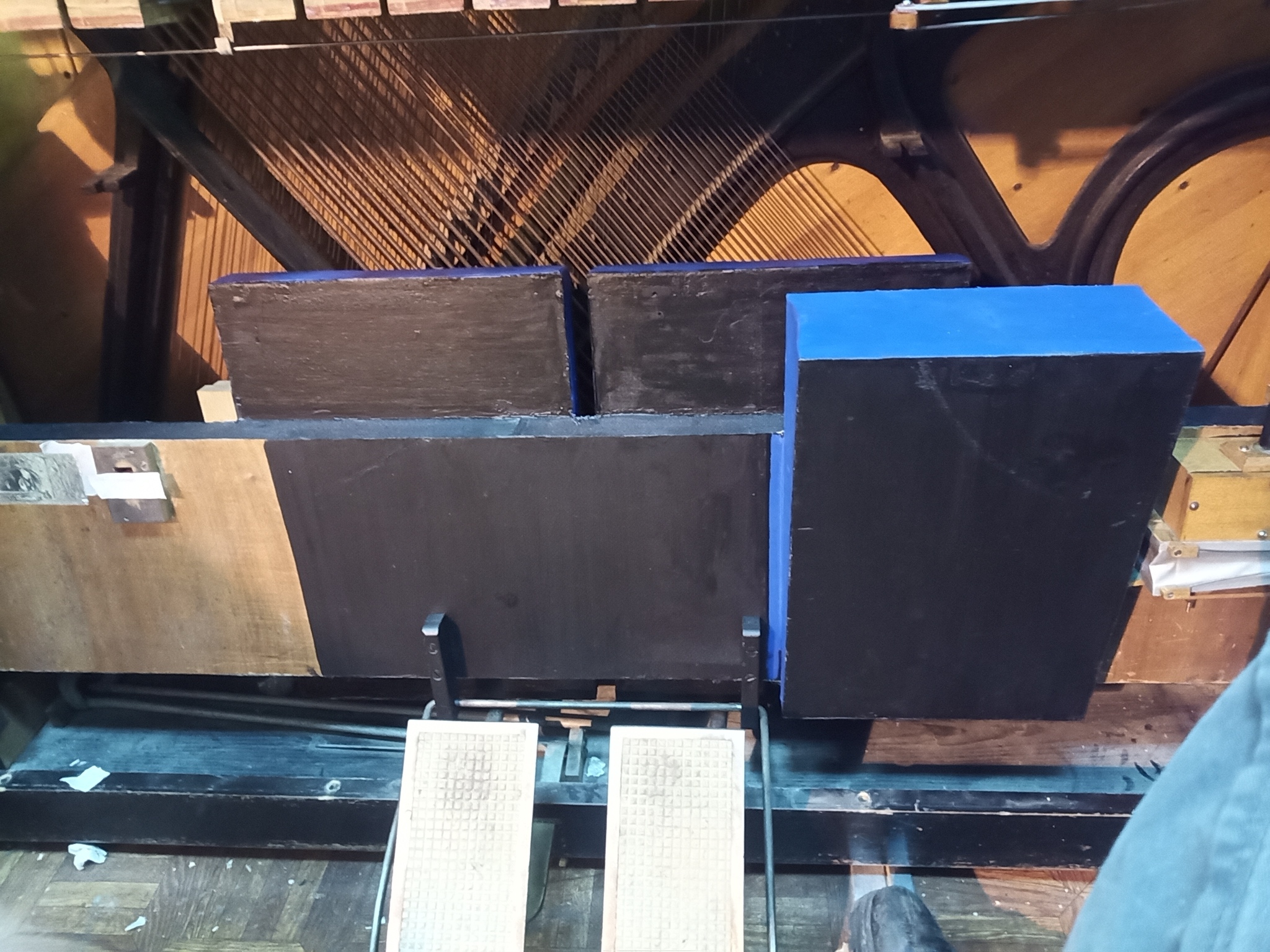 Pianola: like a music box, only bigger and with a pedal drive) - My, Restoration, Piano, Punched tape, Museum, Repair, Repair of equipment, Video, Vertical video, Longpost