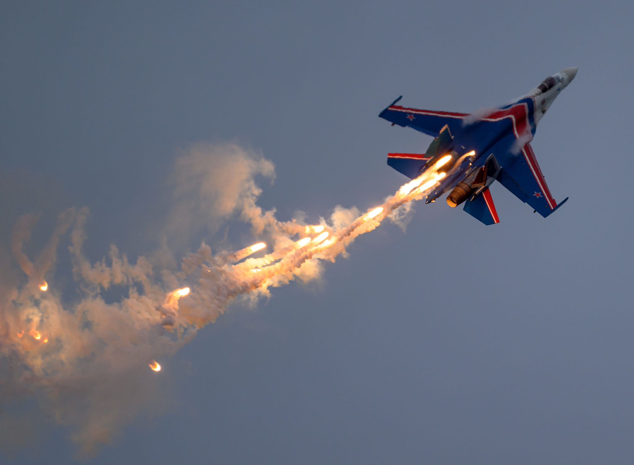 Russian Knights, Su-35S - My, Airplane, Airshow, Aviation, Military equipment, Flight, The photo, Longpost