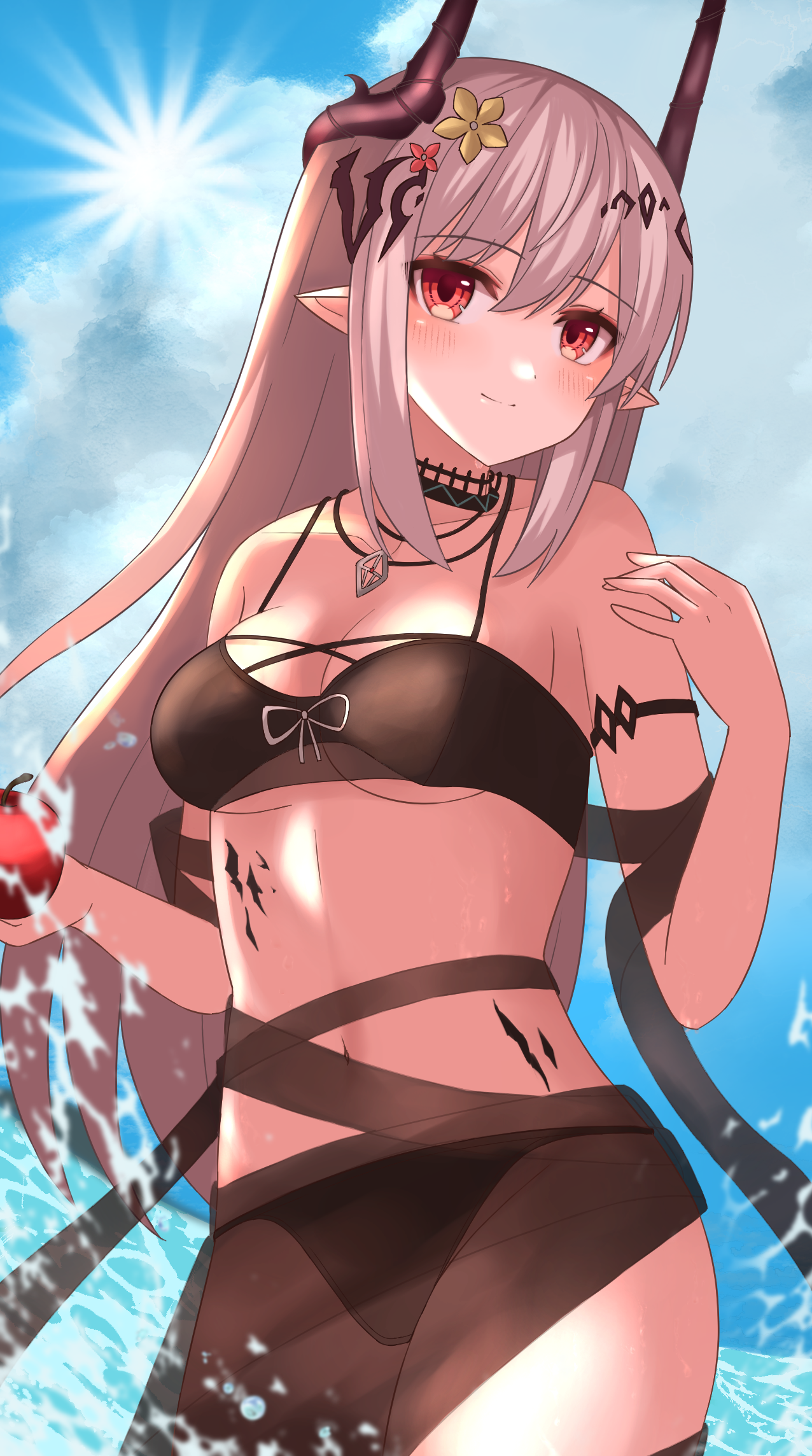 Arknights operators - NSFW, Anime, Anime art, Arknights, Surtr, Lappland, Liskarm, Sora (Arknights), Mudrock, Video, Vertical video, Longpost