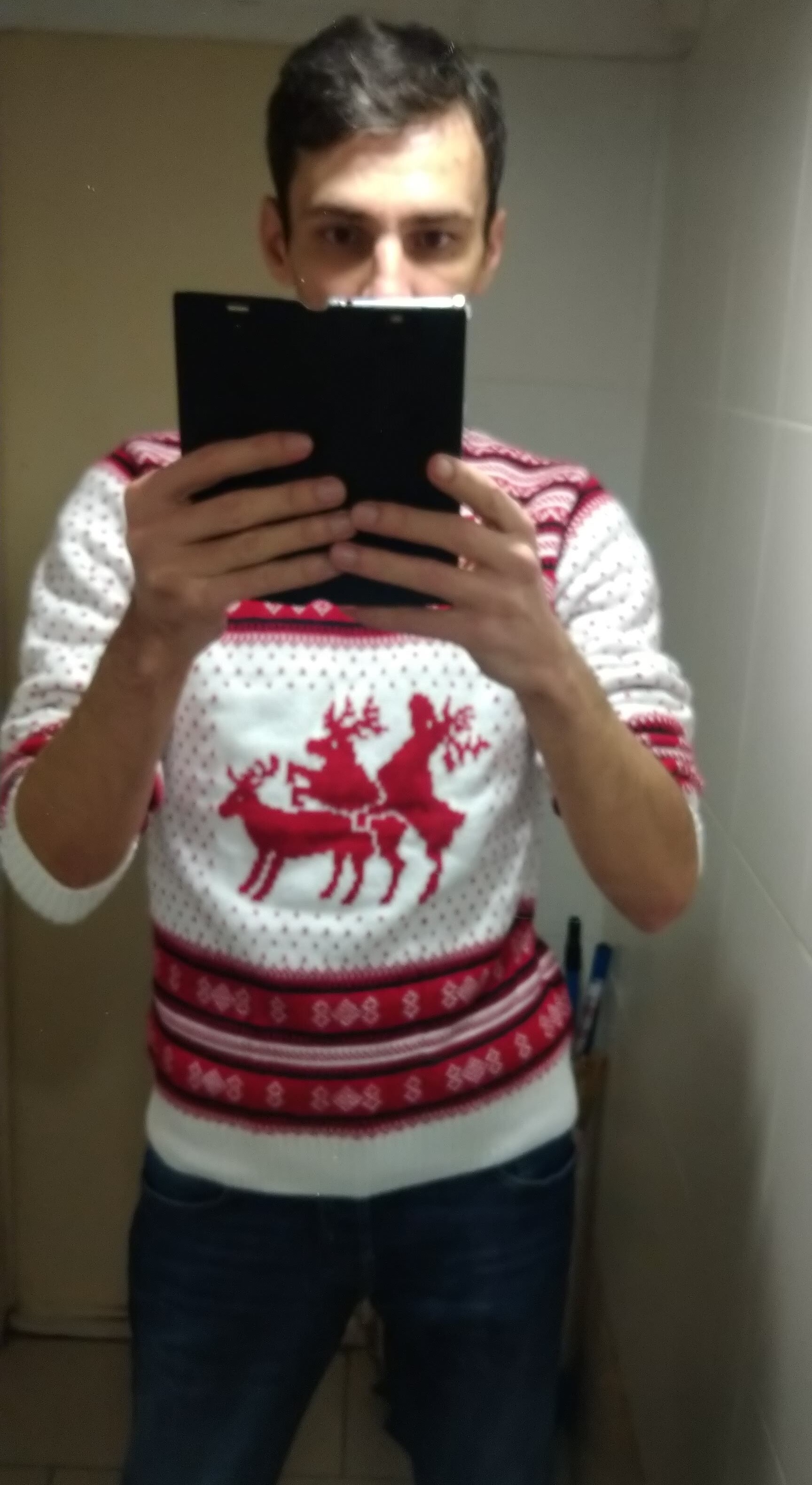 Sweater with deers - My, Friday tag is mine, Life stories, Humor, Longpost, Sweater with deers