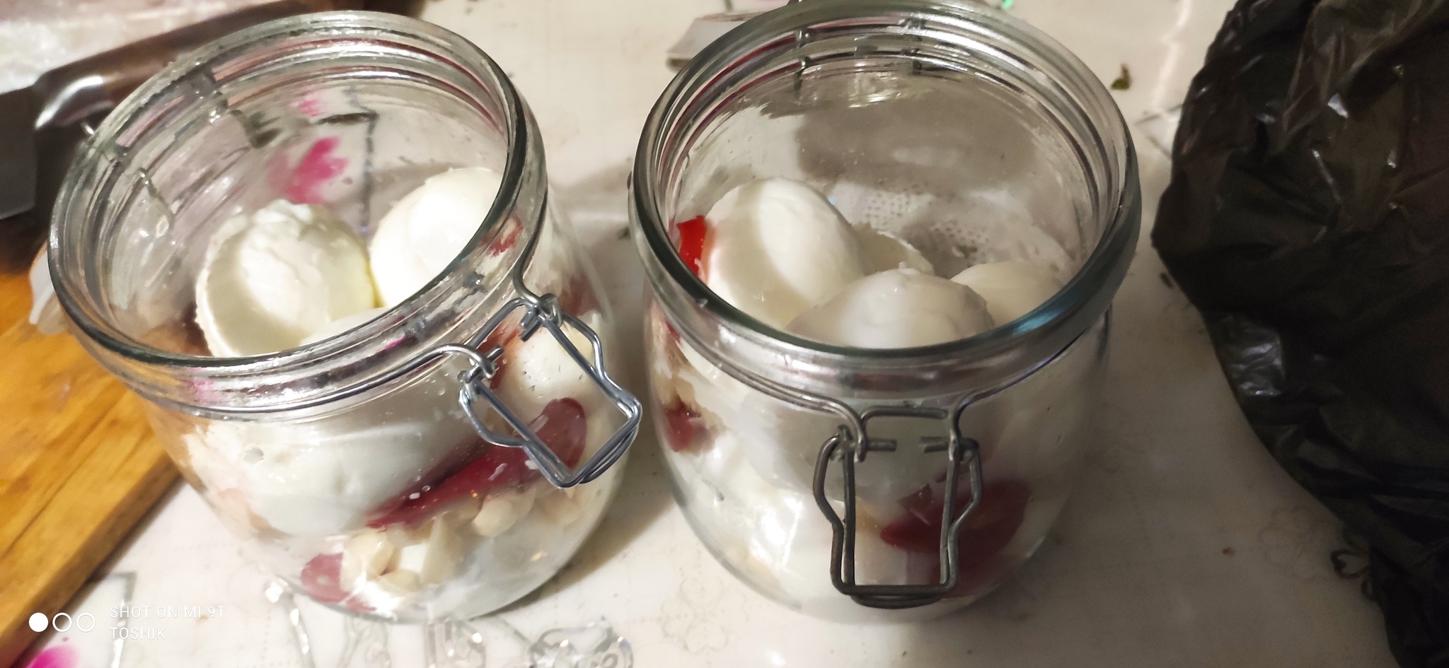 Eggs! Pickled spicy eggs for beer - My, Preparation, Recipe, Snack, Eggs, Pickling, Brine, Longpost