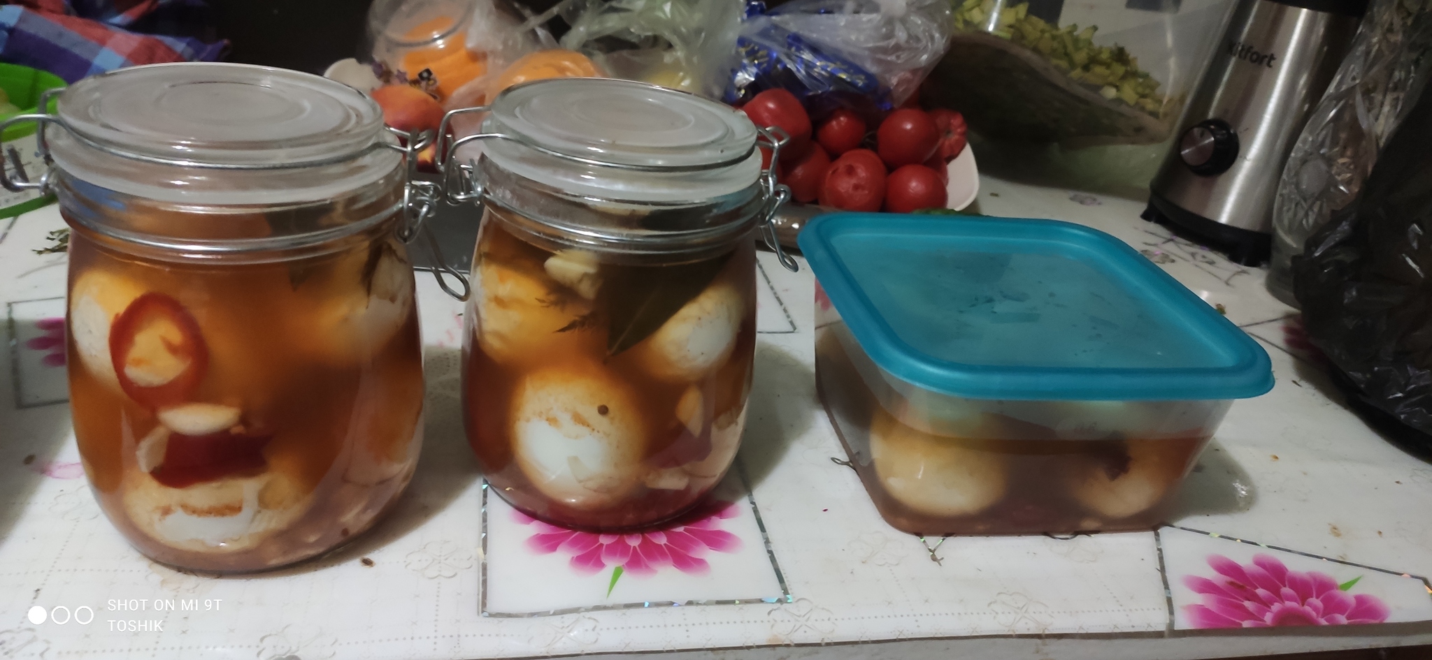 Eggs! Pickled spicy eggs for beer - My, Preparation, Recipe, Snack, Eggs, Pickling, Brine, Longpost