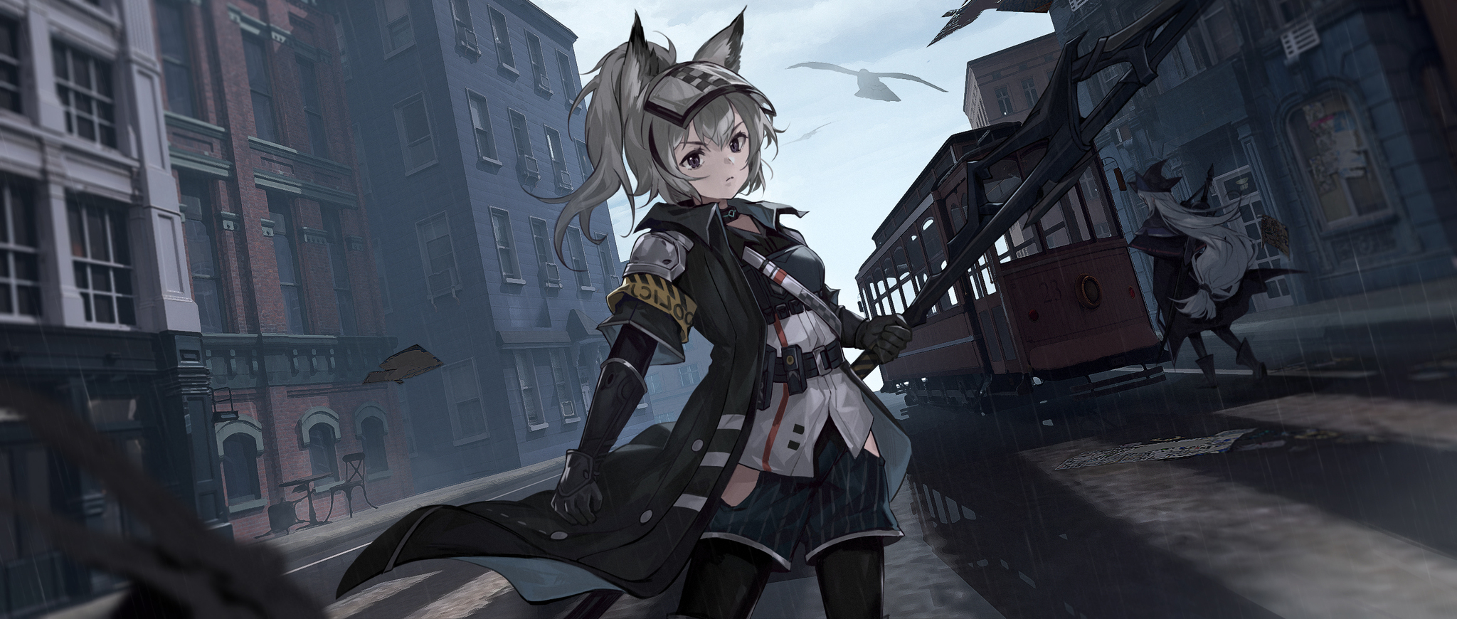 Arknights operators - Anime, Anime art, Arknights, Carnelian, Gladia, Amiya, Goldenglow, Siege (Arknights), Indra, Grani, Projekt Red (Arknights), Video, Vertical video, Longpost