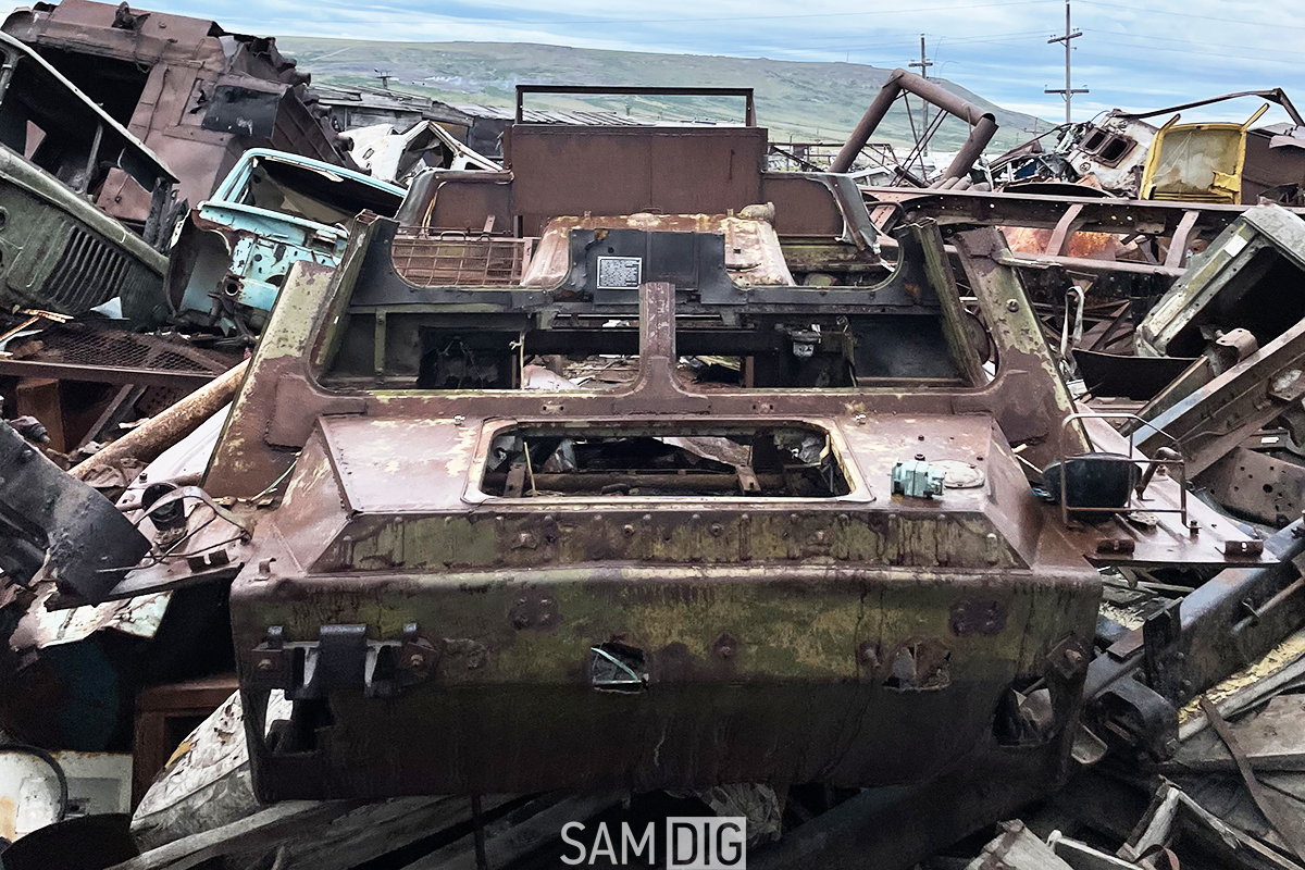 Abandoned vehicle base in the tundra - My, Abandoned, Made in USSR, History of the USSR, Travel across Russia, Chukotka, Anadyr, Military equipment, Abandoned cars, Urbanfact, Urbanphoto, Travels, Tundra, Longpost