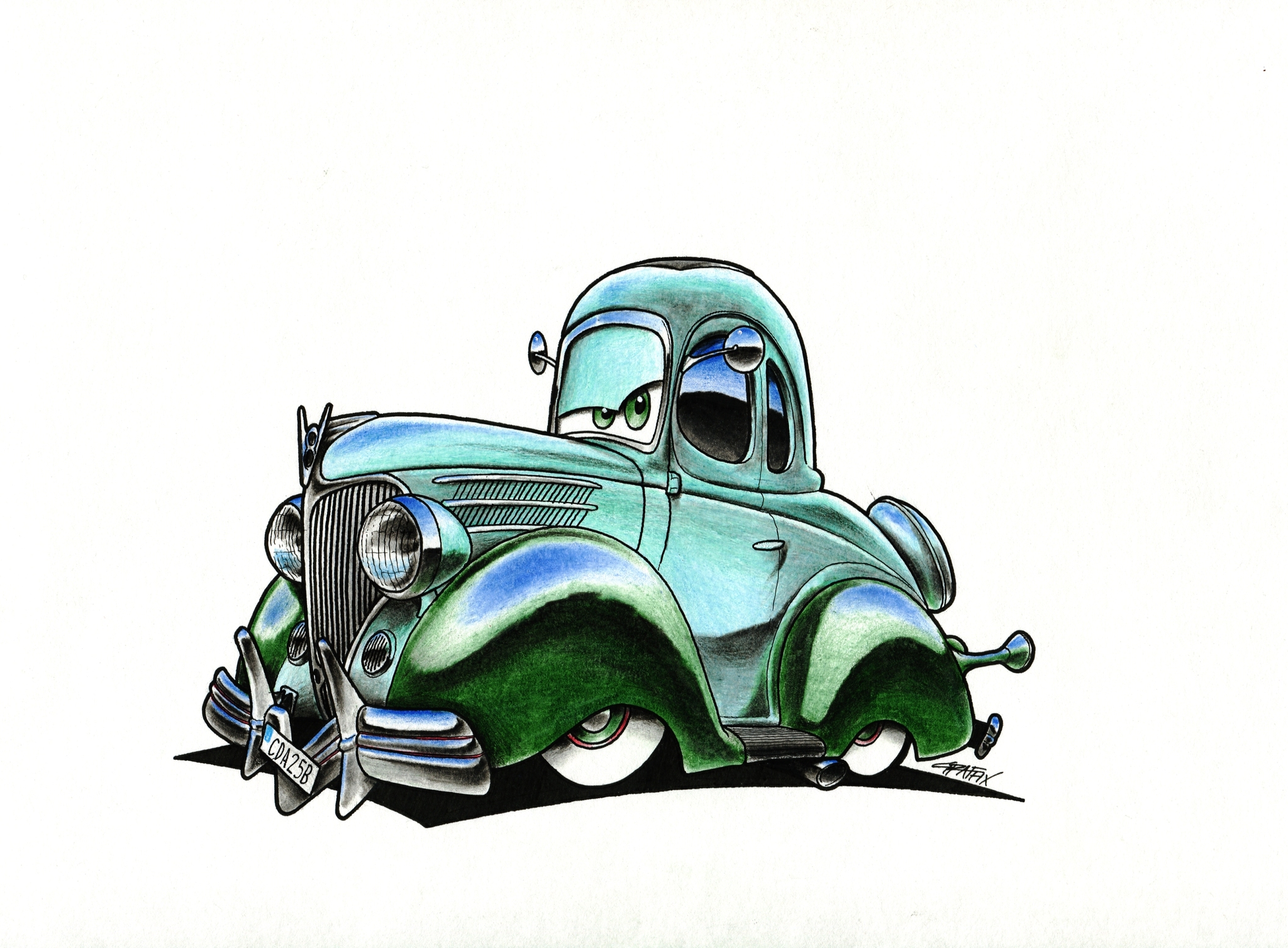 Caricatures - My, Milota, Images, Car, Cartoon, Drawing, Longpost