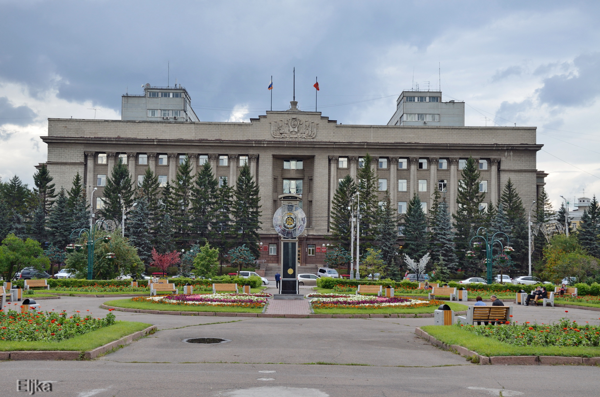 Clocks that no longer exist... - My, Krasnoyarsk, Siberia, Clock, Square, Memories, The photo, Longpost