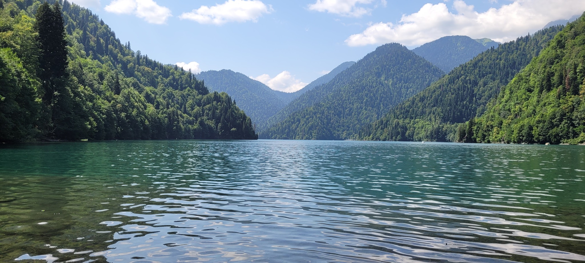 Rest in Abkhazia. Part 4 - Ritsa - My, Abkhazia, The mountains, Lake, Waterfall, Ritsa, Nature, Mobile photography, Longpost, Relaxation