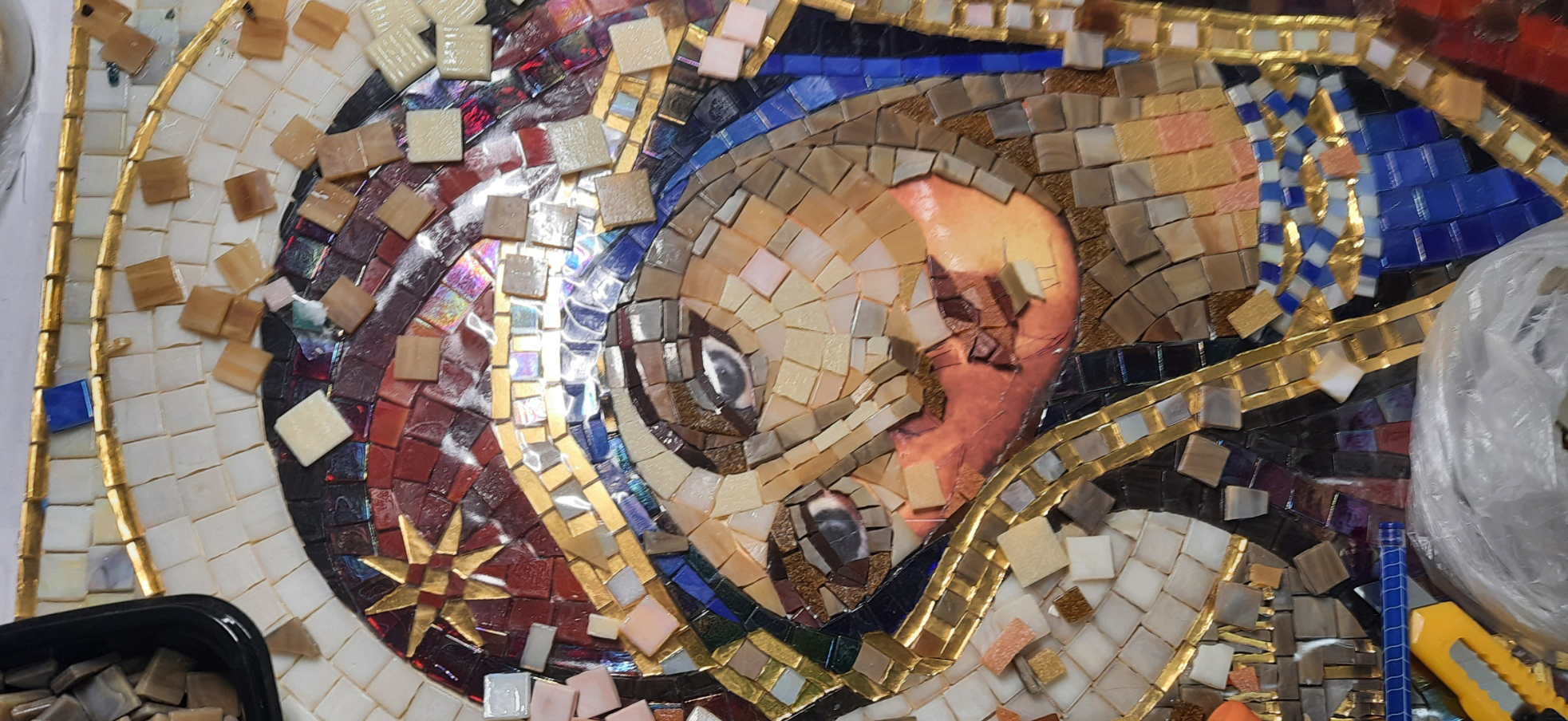 The story of my doubts and worst dreams - My, Joy, Kindness, Gratitude, Sadness, Mosaic, Creation, Icon, Work, Personal experience, experience, Cry from the heart, Longpost