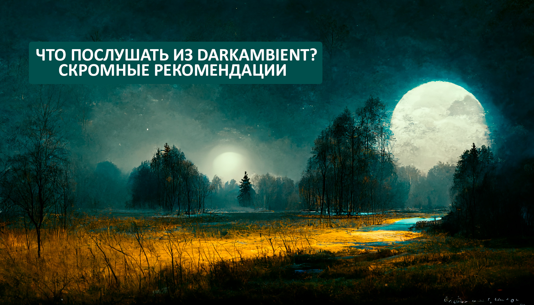 Что послушать из DarkAmbient? Скромные рекомендации | Пикабу