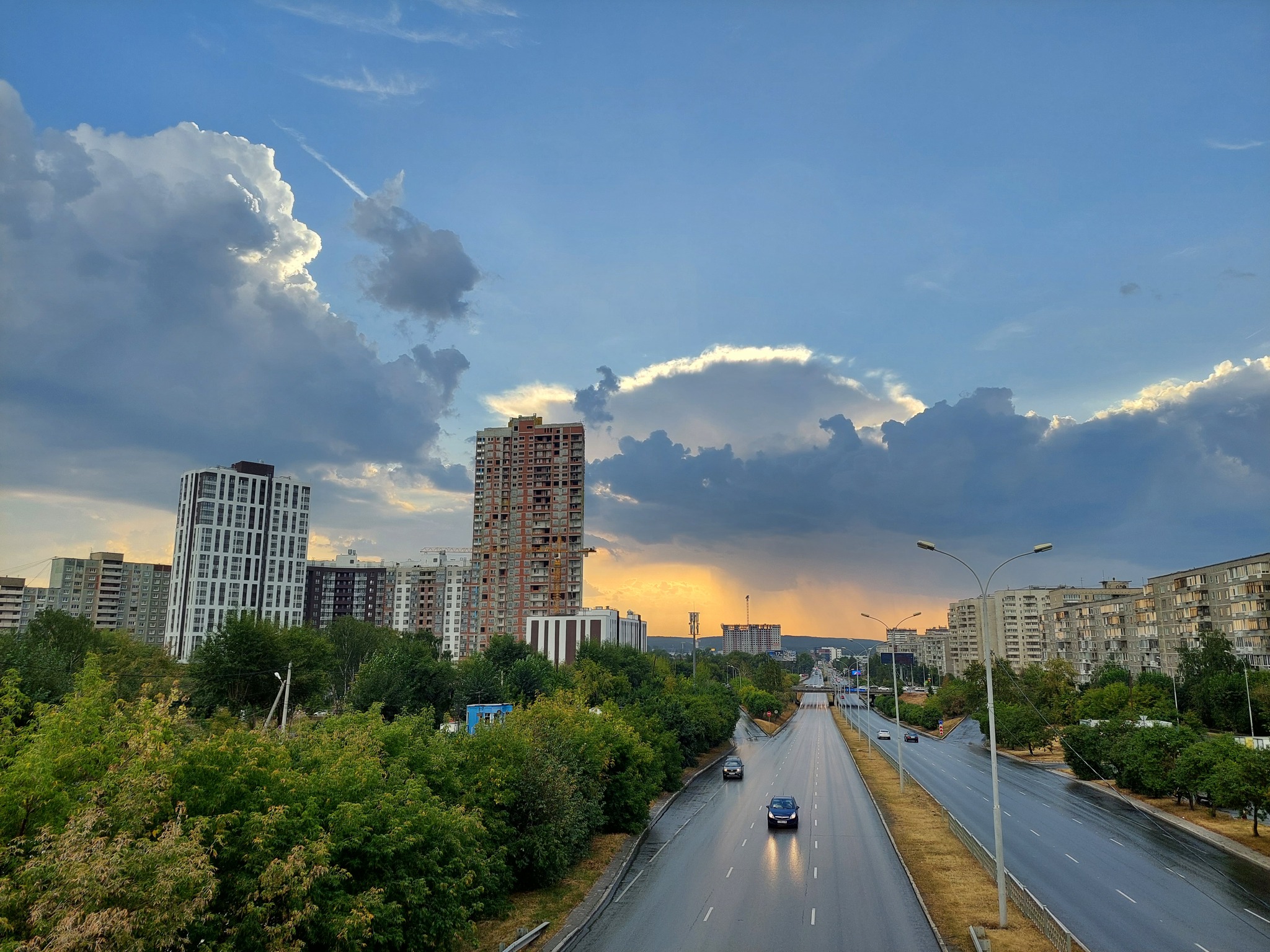 Yekaterinburg after the rain - My, Yekaterinburg, beauty of nature, Beautiful view, The photo