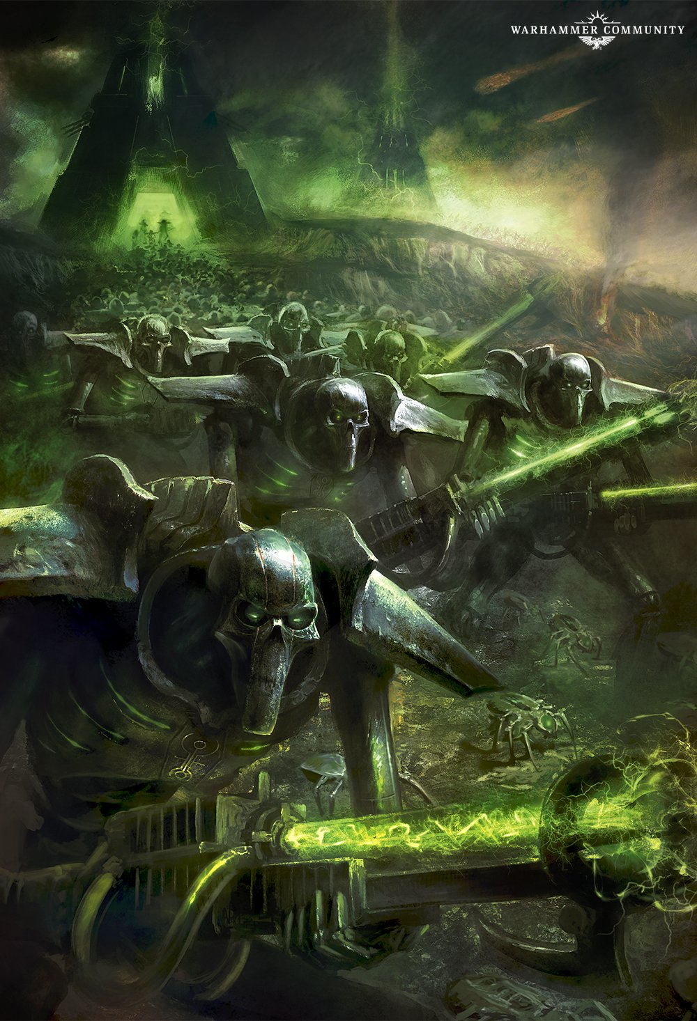 Warhammer 40k for dummies. Factions: Necrons - My, Warhammer 40k, Warhammer, Necrons, Trazin the Incalculable, Retelling, Mat, Longpost