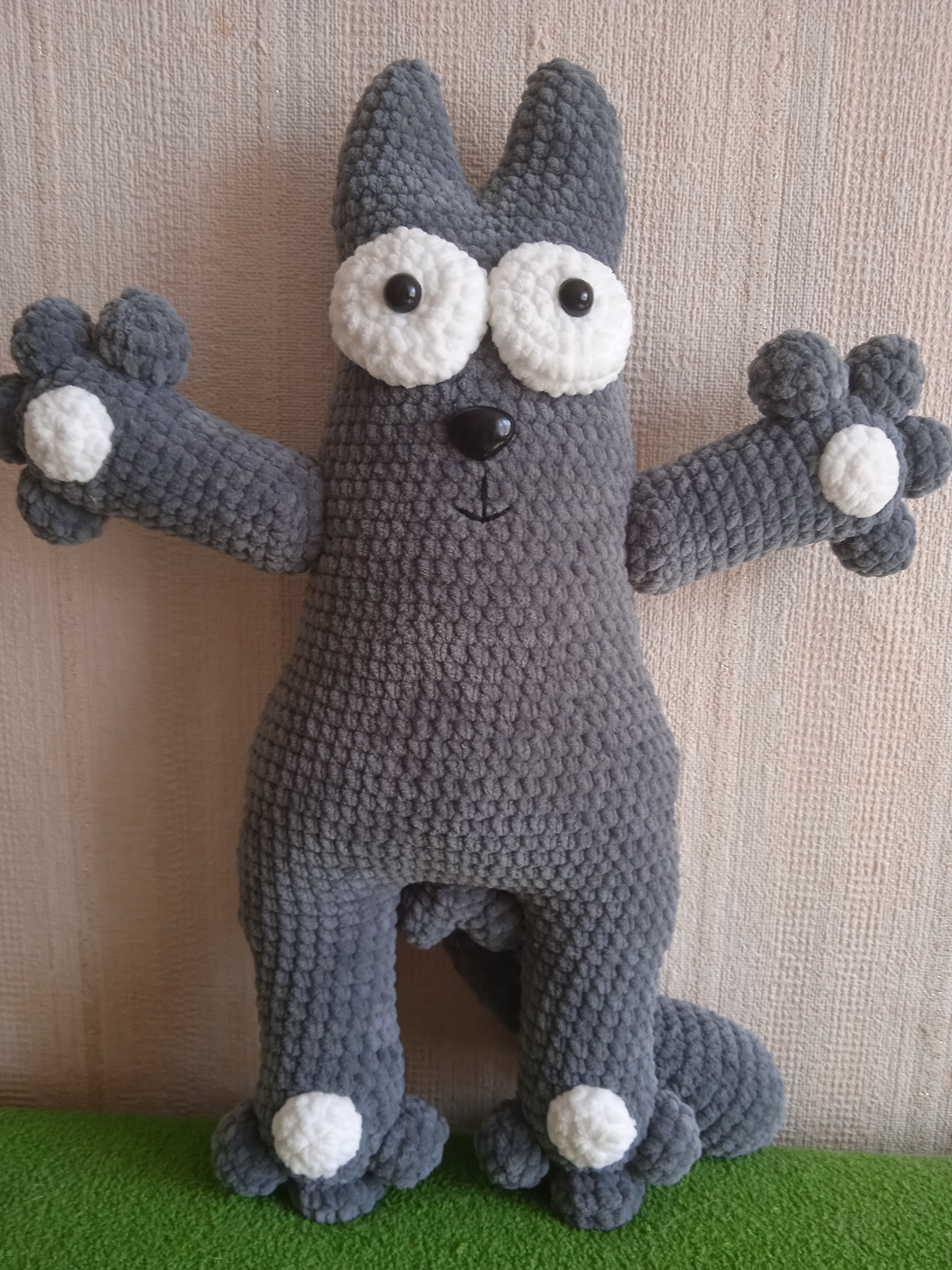 Simon the cat - My, Crochet, Needlework without process