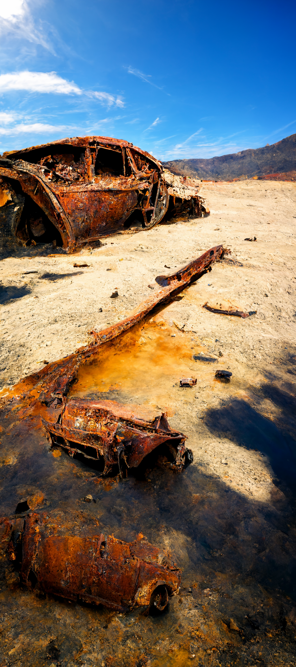 midjourney. Desert - My, Midjourney, Нейронные сети, Art, Nature, Desert, Death Valley, Longpost