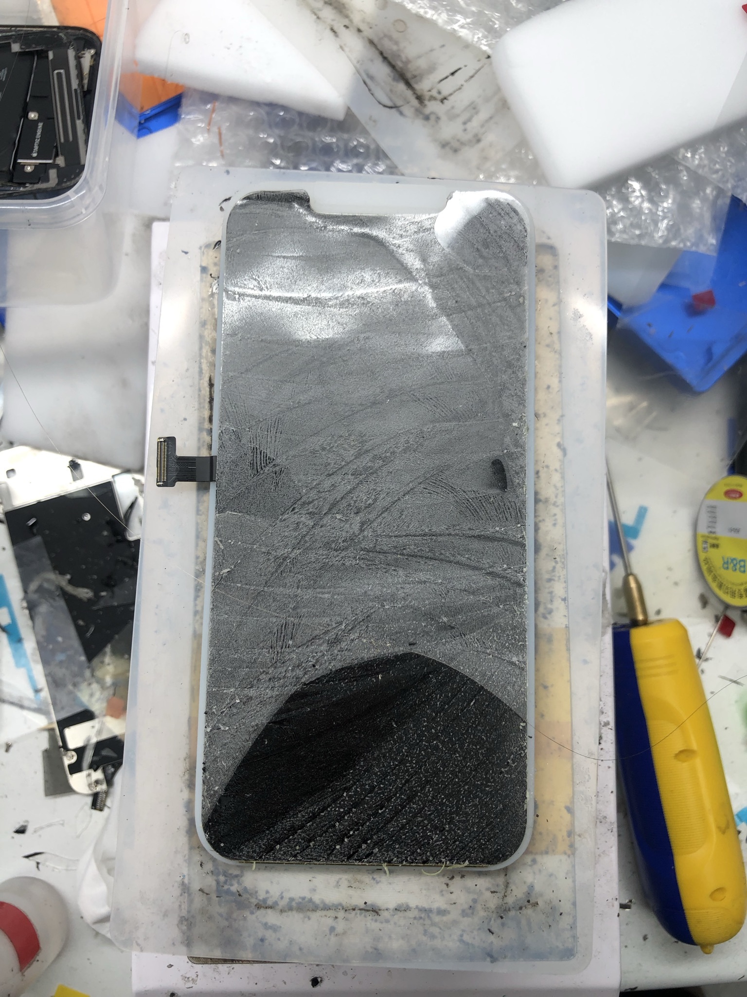 Iphone 12 Pro Max glass replacement. apple shovel - My, Apple, Iphone 12, Rukozhop, Ремонт телефона, Repair of equipment, Telephone, Breaking, Plywood, Glass replacement, Longpost