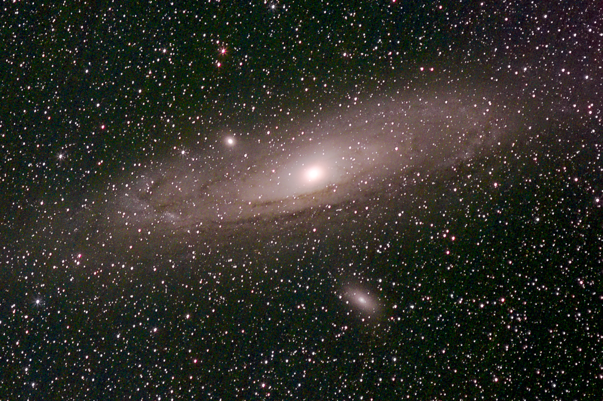 Andromeda Galaxy M31 - My, Astrophoto, Starry sky, Stars, Universe, Milky Way, moon, Space, Galaxy, Astronomy