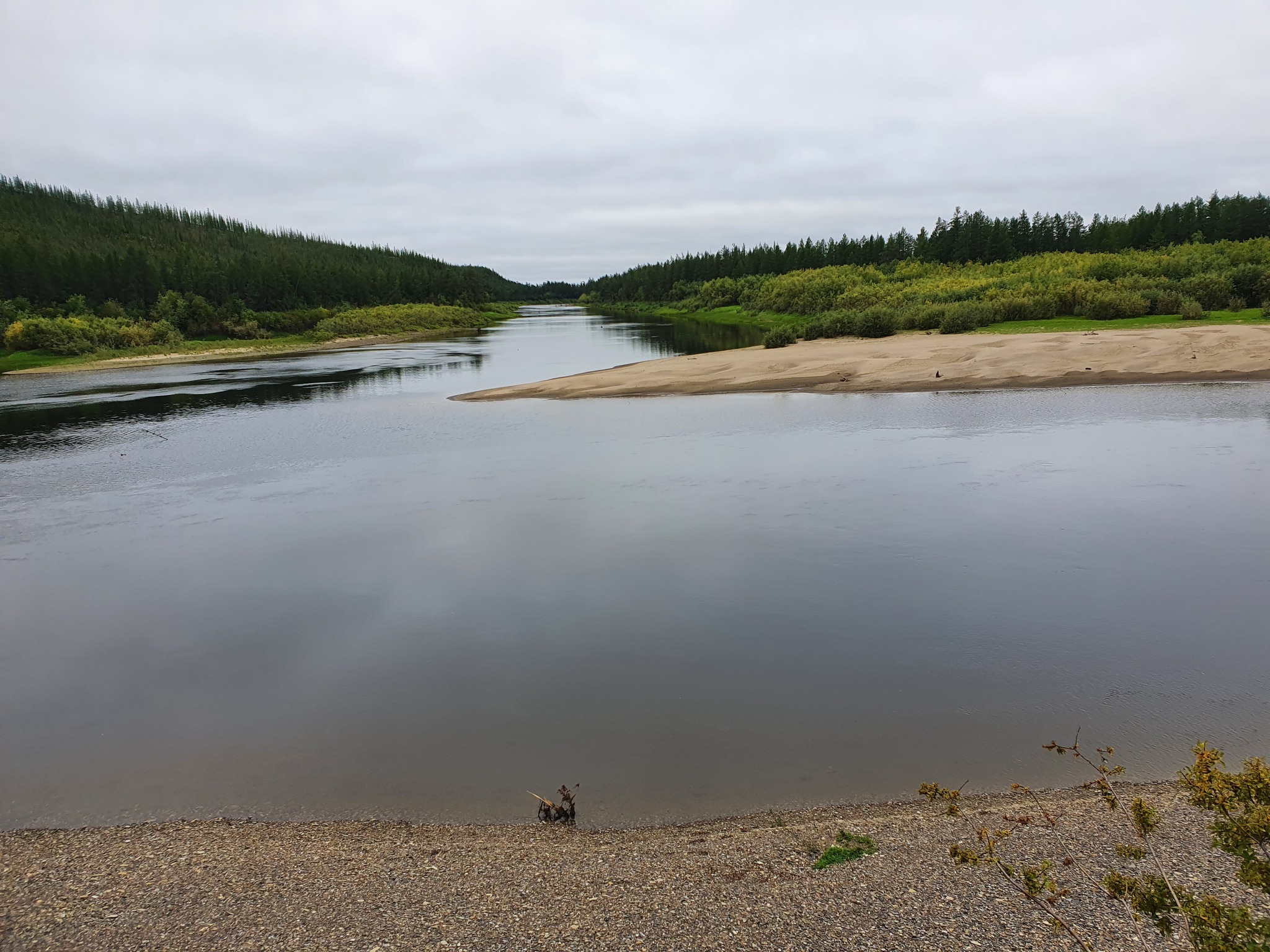 200 km along the taiga river. Photo selection - My, The nature of Russia, Yakutia, The photo, Longpost, River