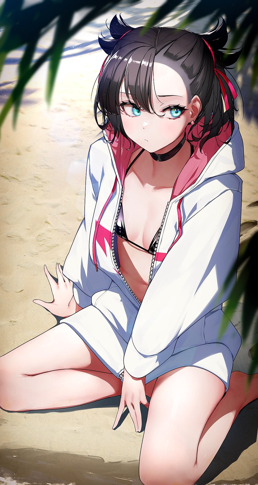 Marnie - NSFW, Anime, Anime art, Art, Girls, Marnie, Pokemon, Pokemon sword and shield, Swimsuit, Hizake