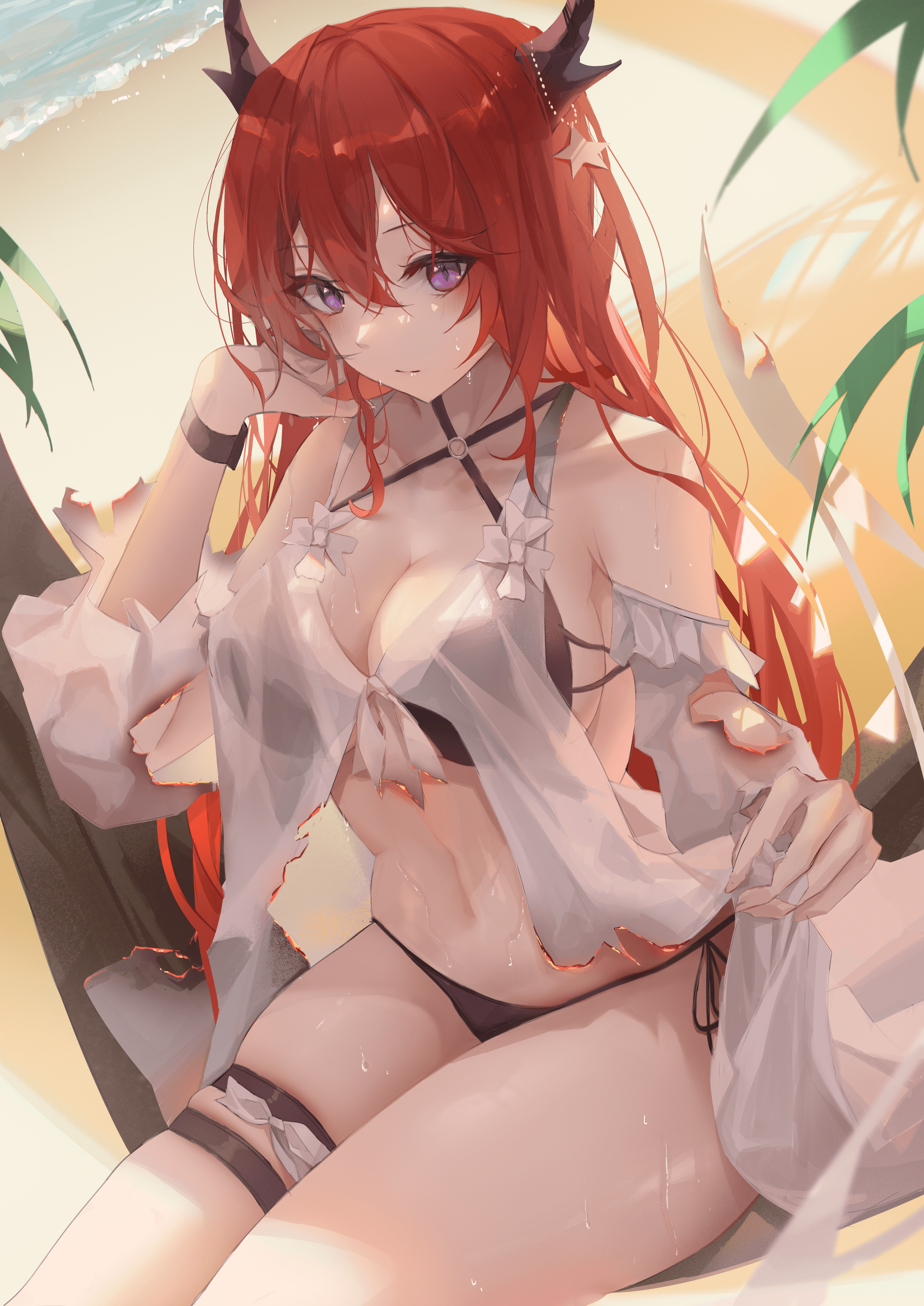 Arknights operators - NSFW, Аниме, Anime Art, Arknights, Texas (Arknights), Blaze, Mudrock, La Pluma, Surtr, Видео, Вертикальное видео, Длиннопост