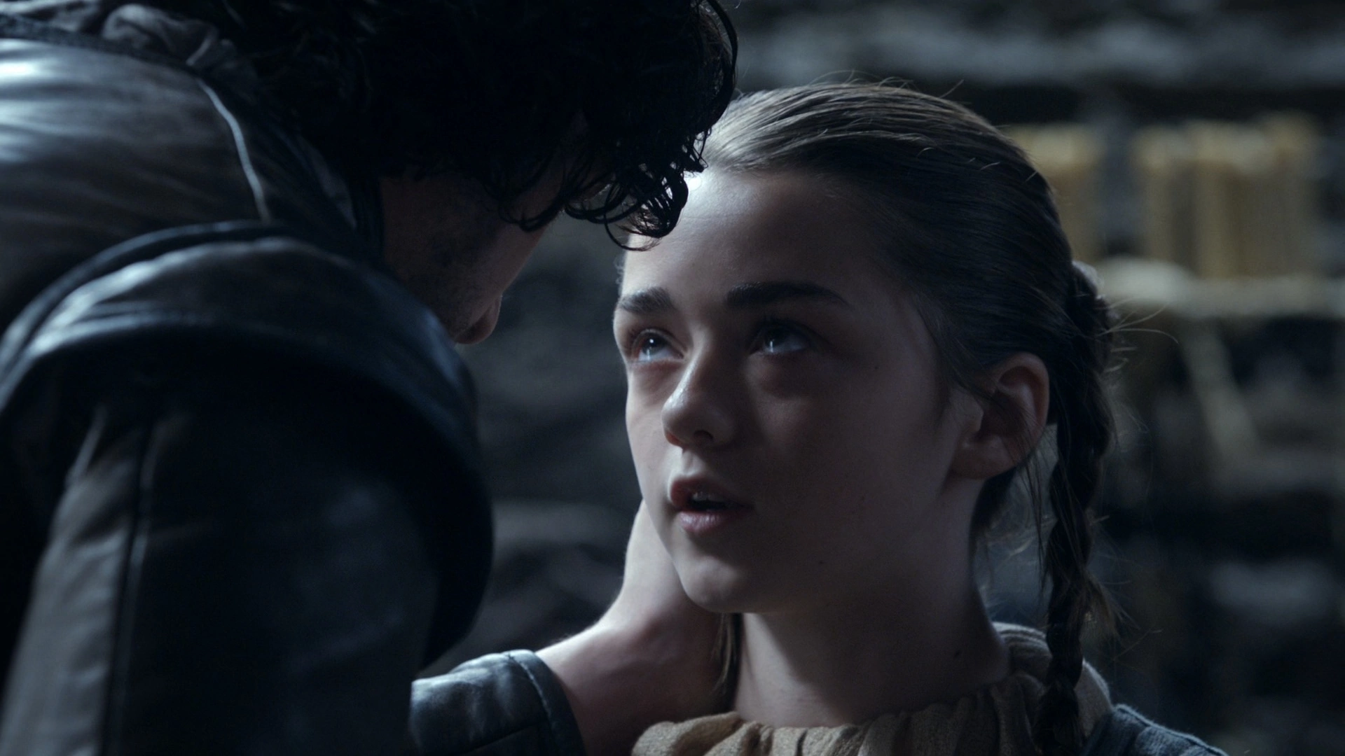 Jon Snow has been choking since the second episode of IP - Game of Thrones, Jon Snow, Dushnila, Arya stark