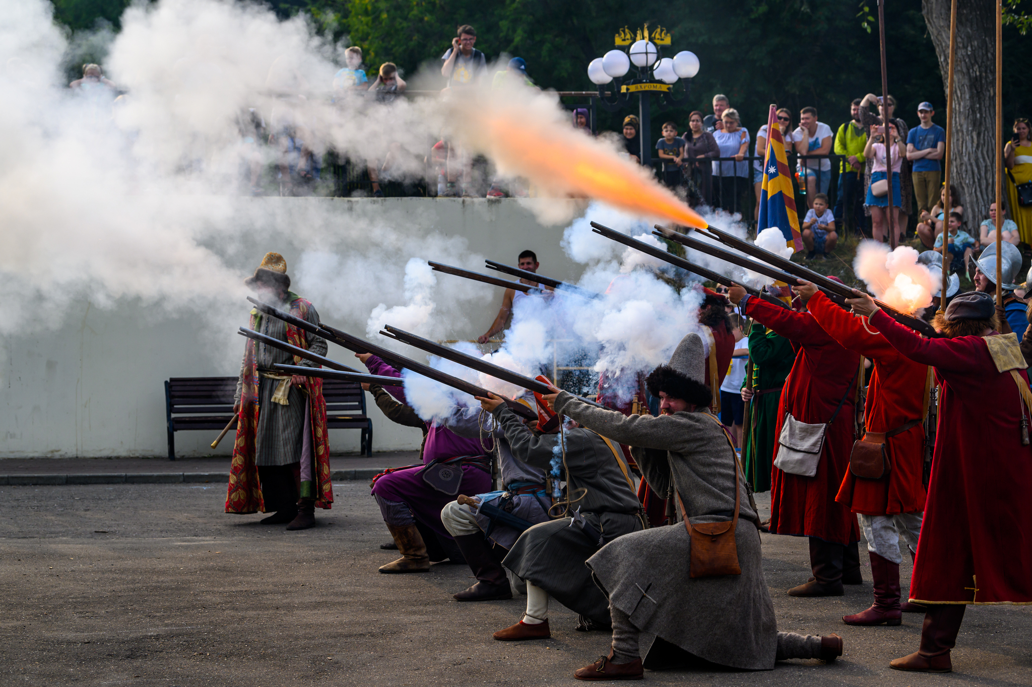 Yakhroma. City Day 2022. Photo report - My, История России, Historical reconstruction, Reconstruction, The photo, Dmitrov, Longpost, Yakhroma