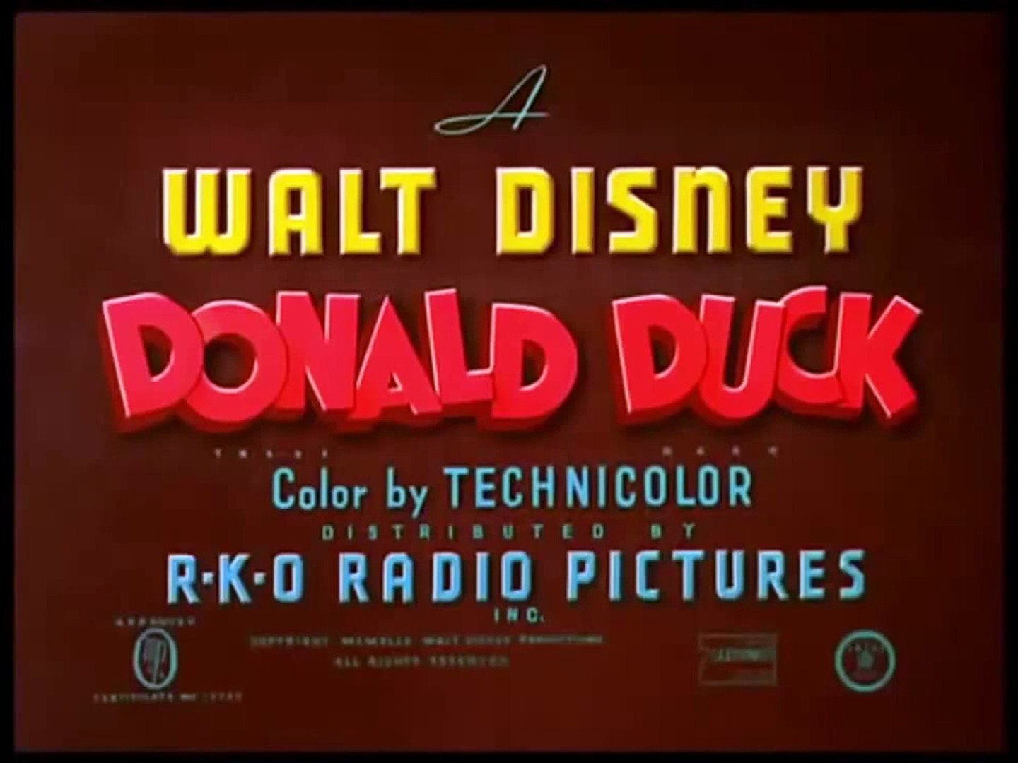 Why does it say RKO Radio Pictures on it? Who even did this?! - Cartoons, Animated series, Walt disney company, Rko, Hollywood, 40's, 30th, Retro, Past, Classic, 50th, Hollywood golden age