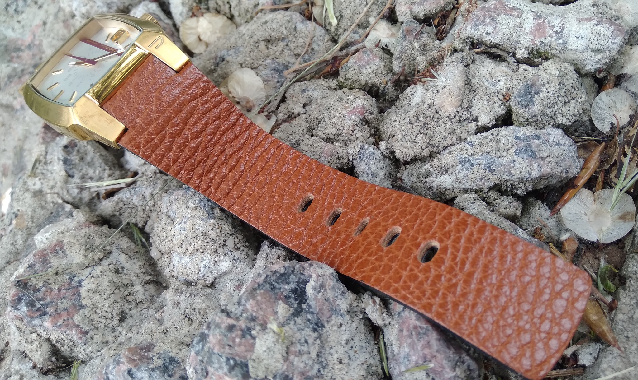 Watch strap Diesel dz-1298. Red watch strap - My, Handmade, Leather products, Leather, Natural leather, Accessories, Decoration, Womens, Diesel, Clock, With your own hands, Needlework without process, Strap, Longpost, Wrist Watch