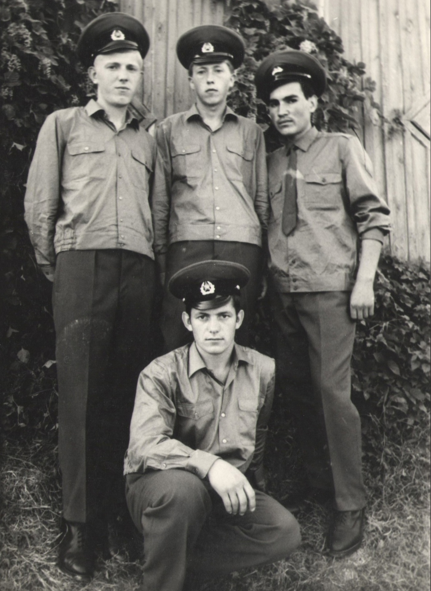 Father with colleagues while serving on the Black Sea. USSR, 1970s - My, The photo, Retro, Film, the USSR, Army, 70th, Old photo