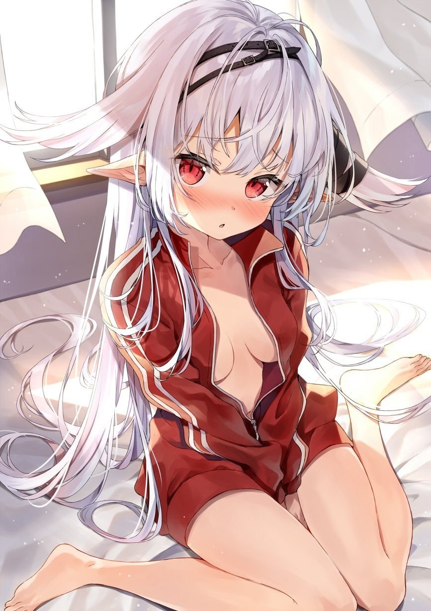 Cute elf for you))) - Anime, Anime art, NSFW