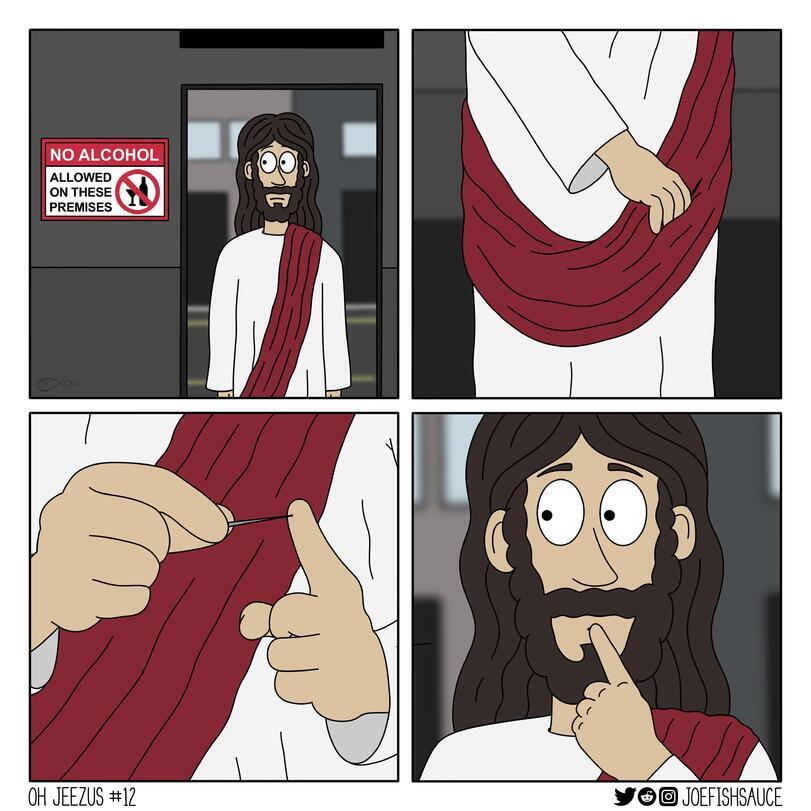 HOBA! - Jesus Christ, Wine, Comics