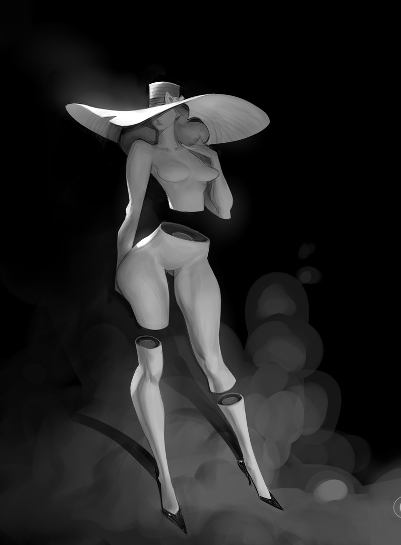 My inputwo - NSFW, Art, Drawing, Digital drawing, Fullness, Girls, Hand-drawn erotica, Longpost