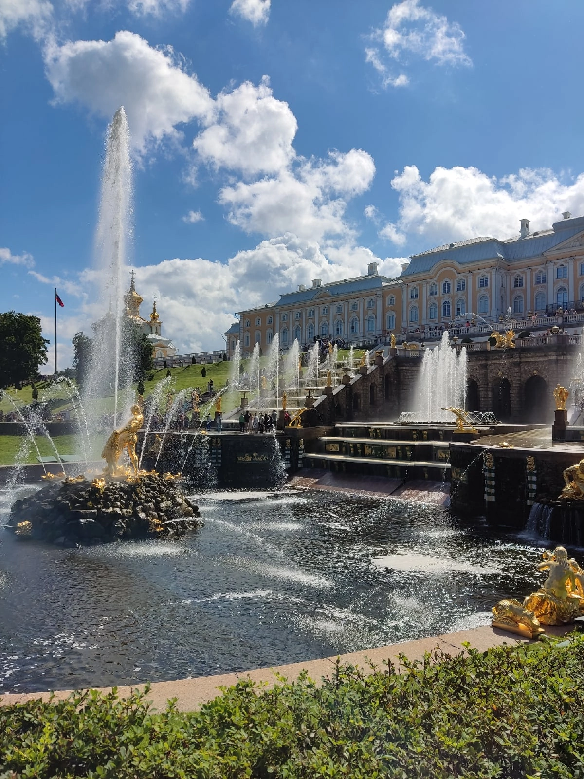 Peterhof - My, Mobile photography, Positive, Peterhof, Saint Petersburg, Longpost