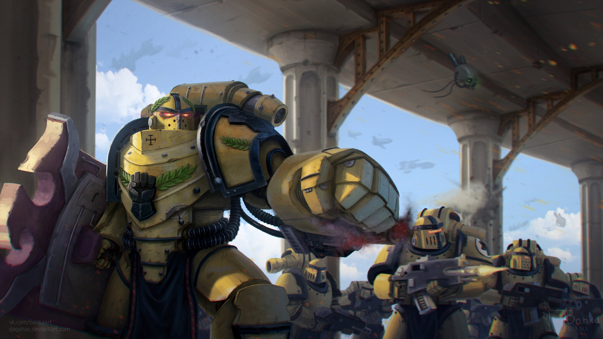 Imperial Fists - Paths of the Unbreakable - My, Warhammer, Horus heresy, Imperial fists, Rogal Dorn, Youtube, Longpost, Video