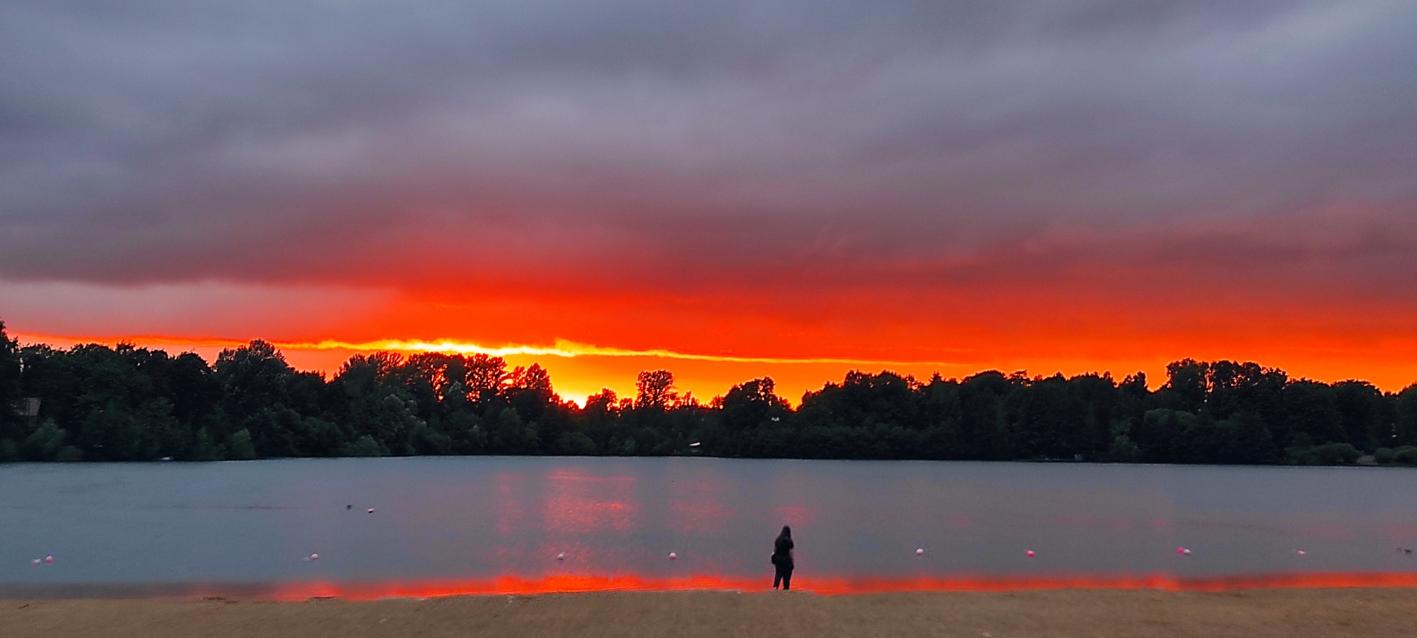 Summer, come on, goodbye - My, Ozerki, Saint Petersburg, Battle of sunsets, Sunset, No filters, Mobile photography