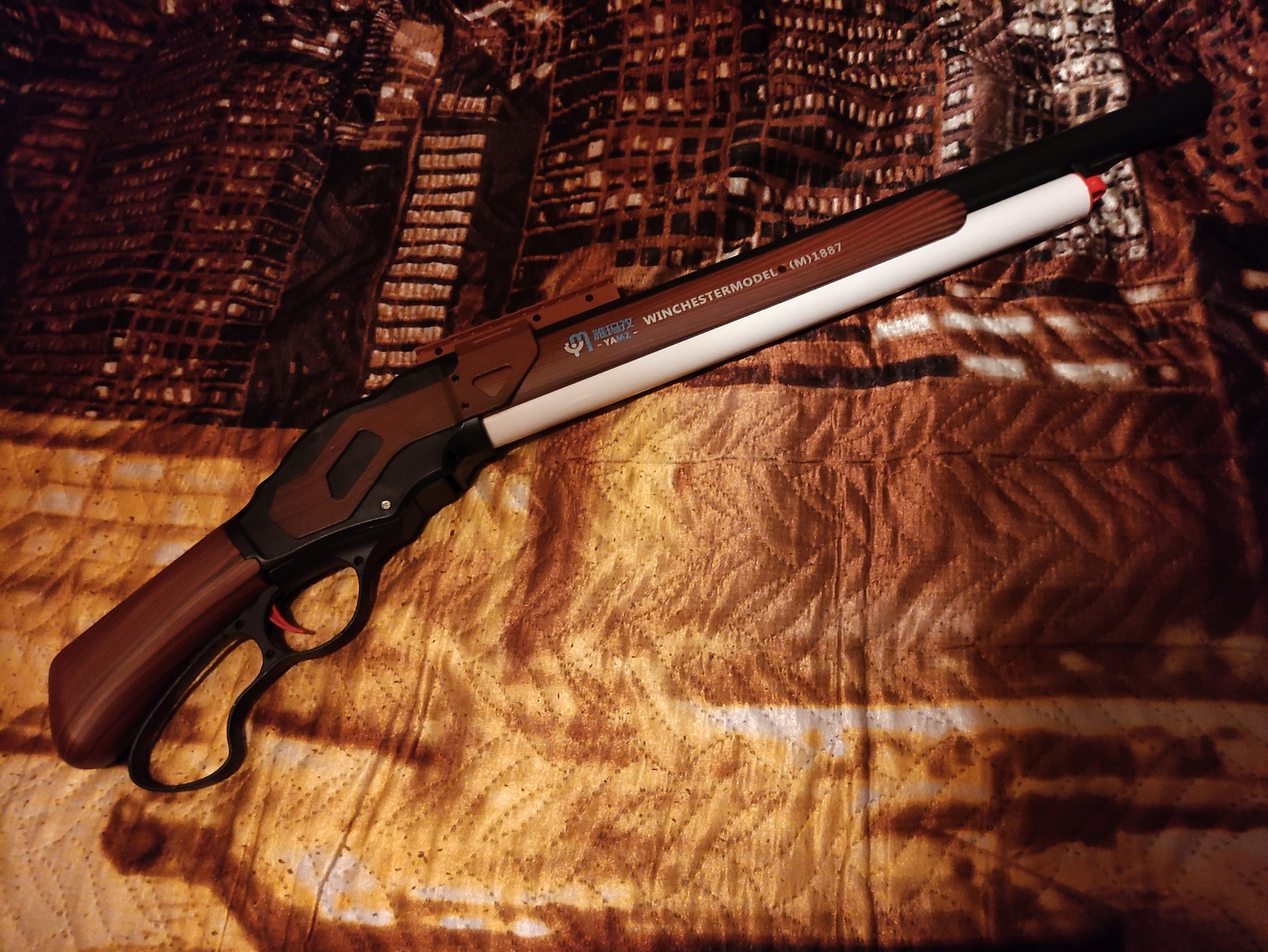 Reply to Winchester 1887 - My, Winchester 1887, Gun, Toys, AliExpress, CDEK, Delivery, Reply to post, Longpost