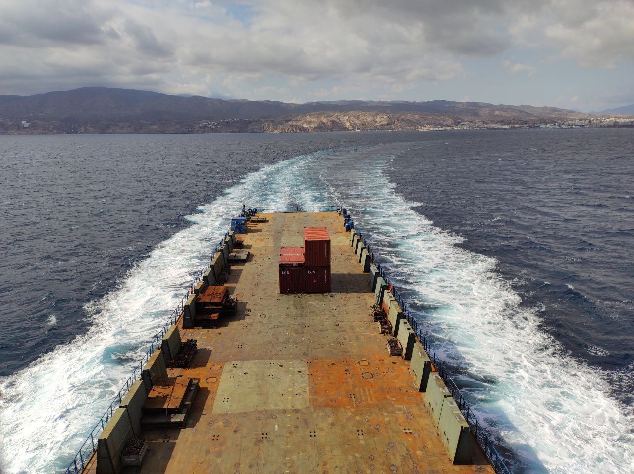 Смурф из Лапландии. Средиземное море - Моё, Моряки, Море, Работа в море, Фотография, Мат, Длиннопост