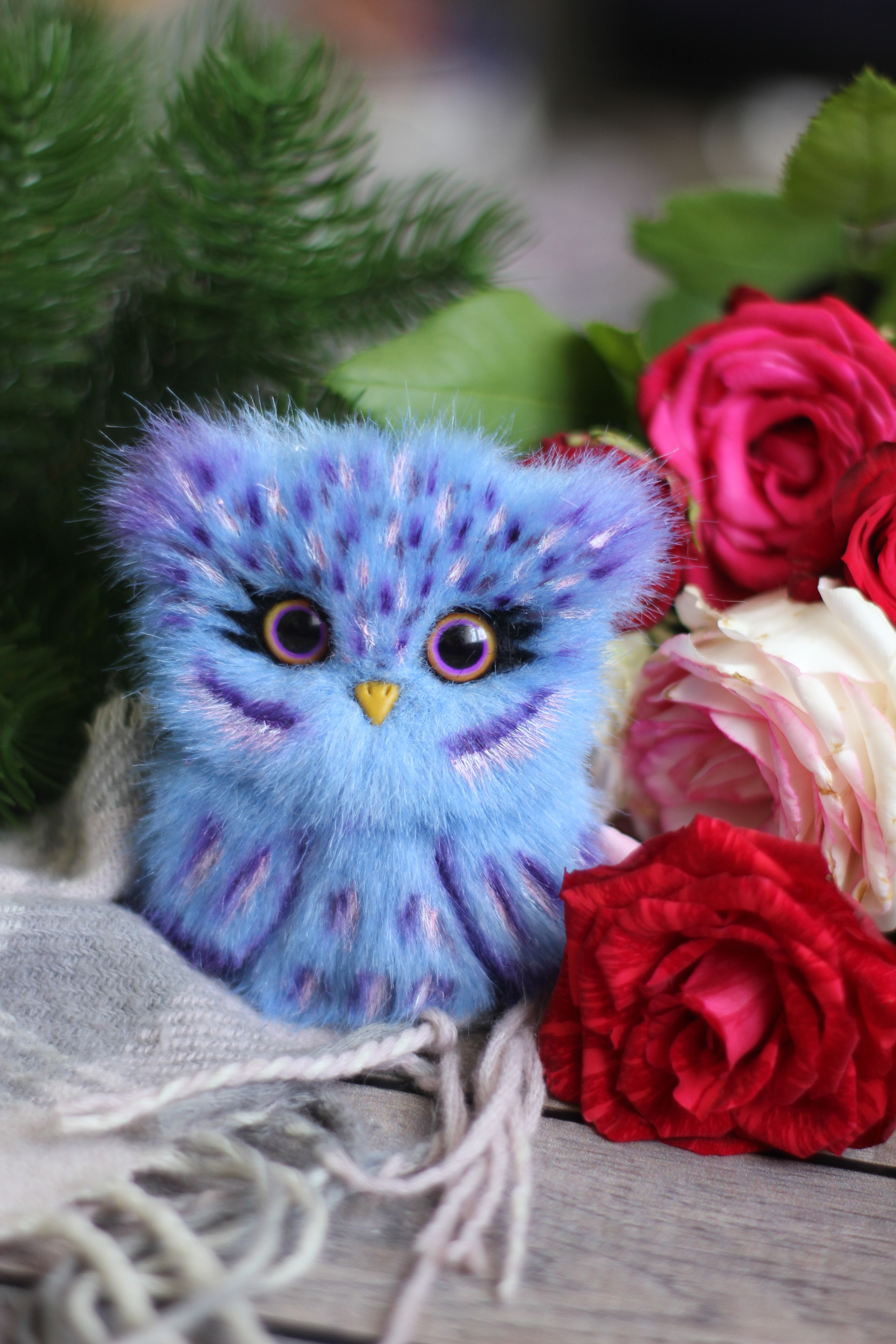 New batch of owls - My, Needlework without process, Handmade, Owl, Keychain, Soft toy, Sewing, Longpost, Artificial fur