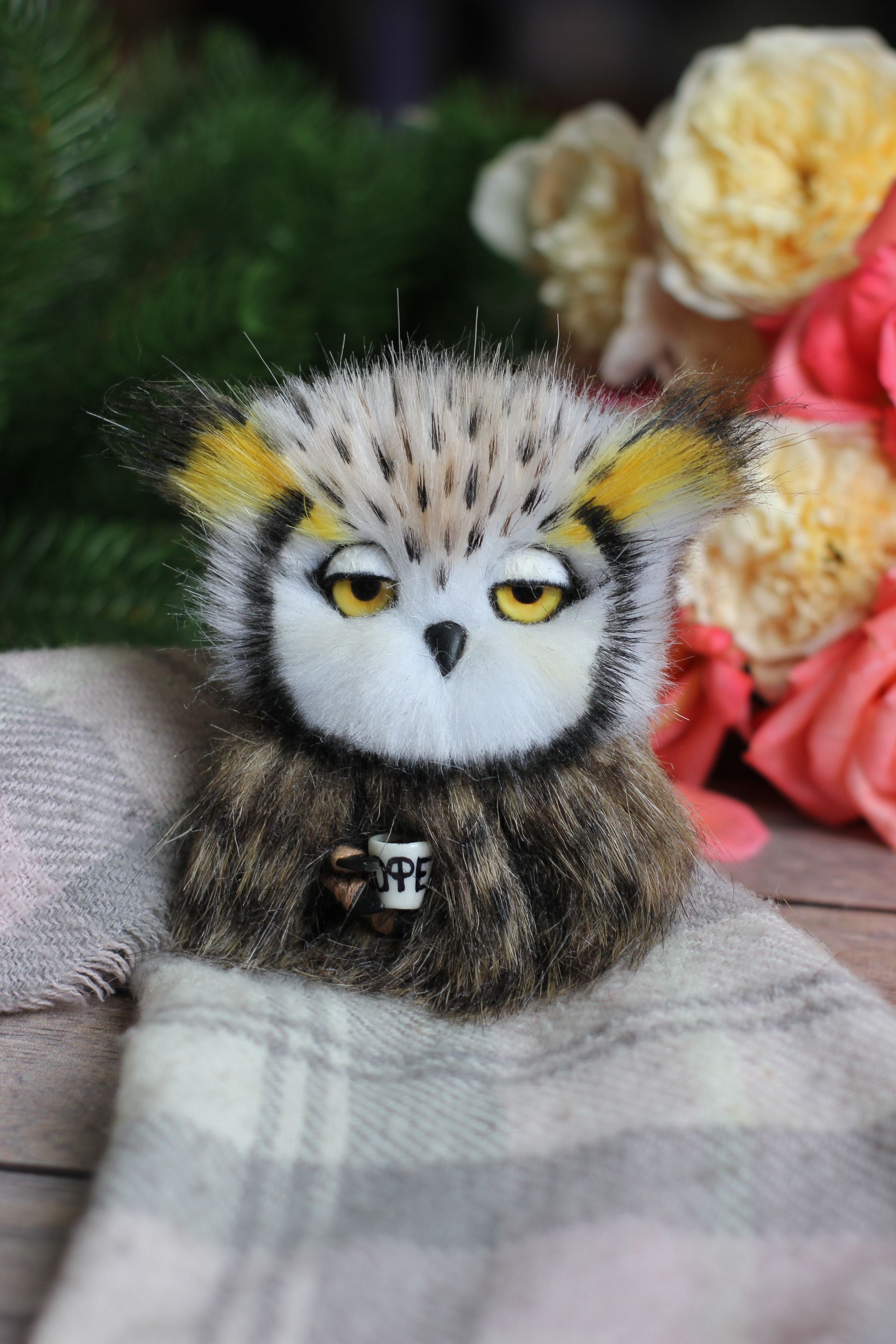 New batch of owls - My, Needlework without process, Handmade, Owl, Keychain, Soft toy, Sewing, Longpost, Artificial fur