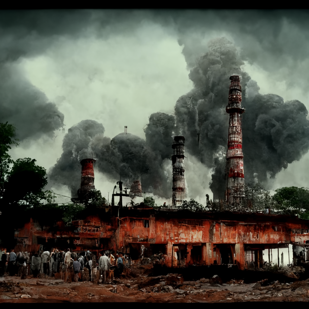 A look at the biggest disaster on the planet from the midjourney neural network - Art, Нейронные сети, Computer graphics, Images, Midjourney, Characters (edit), Death, Catastrophe, Ecological catastrophy, Longpost, Negative, Artificial Intelligence