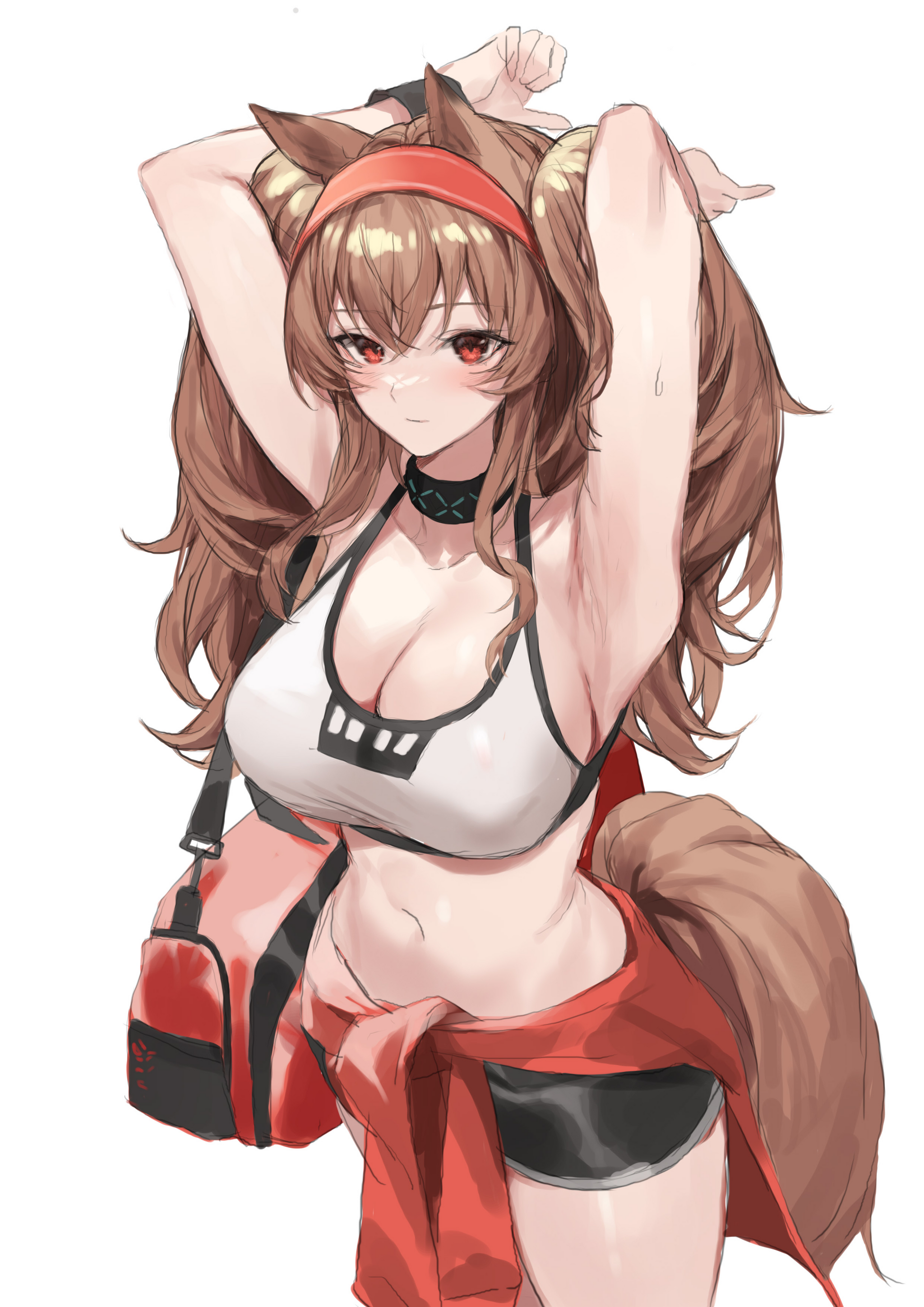 Arknights operators - NSFW, Anime, Anime art, Arknights, Surtr, Mudrock, La Pluma, Archetto, Tomimi, Manticore (Arknights), Video, Longpost