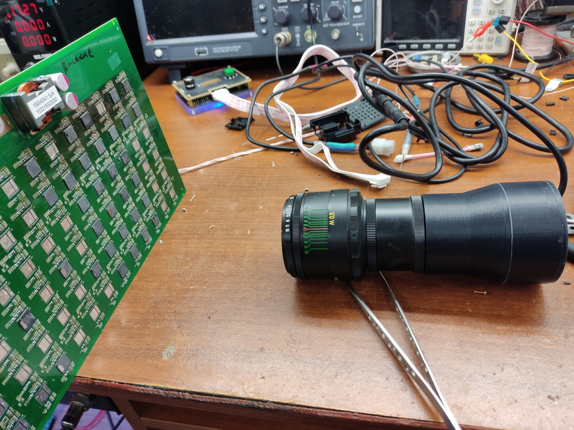 Budget digital microscope from scraps - My, Homemade, Electronics, With your own hands, Radio amateurs, Microscope, We make a microscope, Hobby, Rukozhop, Electronics repair, Constructor, Longpost, Needlework with process, Repair of equipment