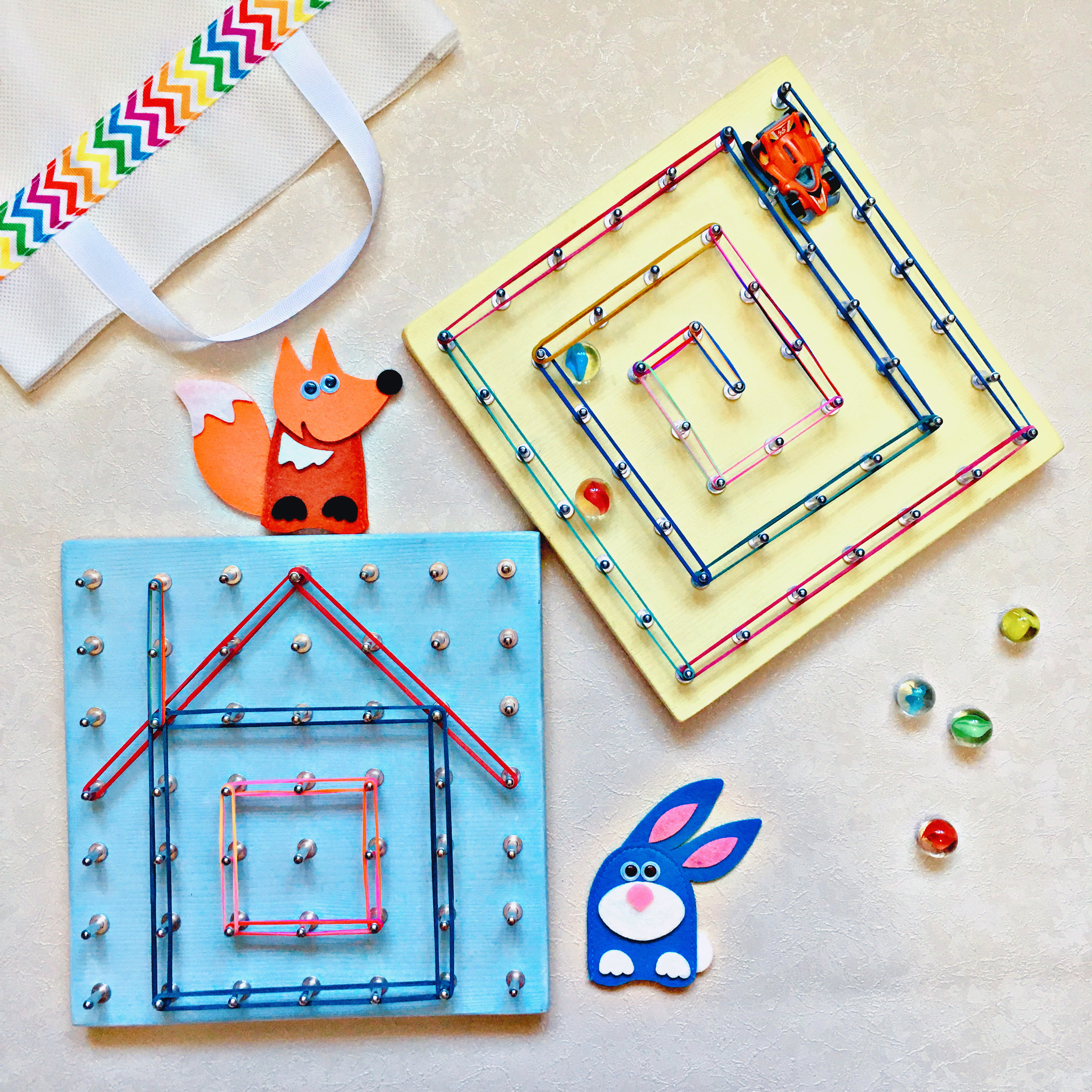 geoboard - My, Homemade, Toys, Children, Longpost