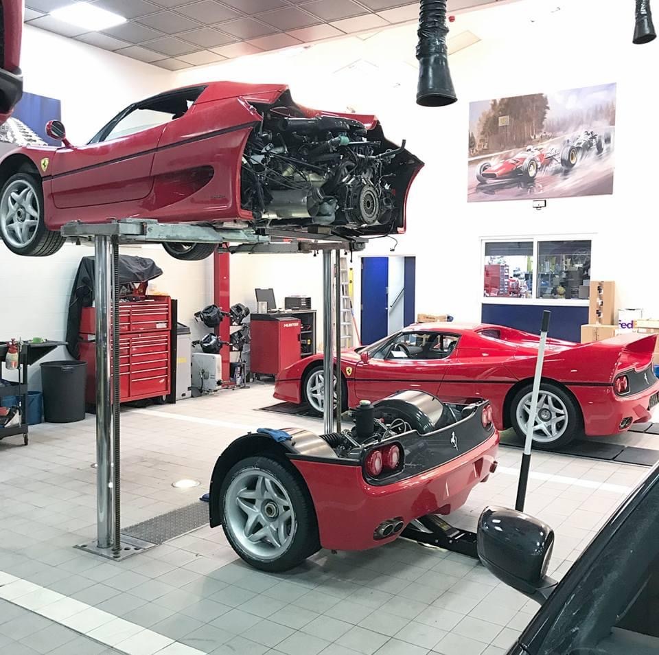 Ferrari F50 clutch replacement - Auto, Technologies, Car service, Ferrari, Interesting, Repeat