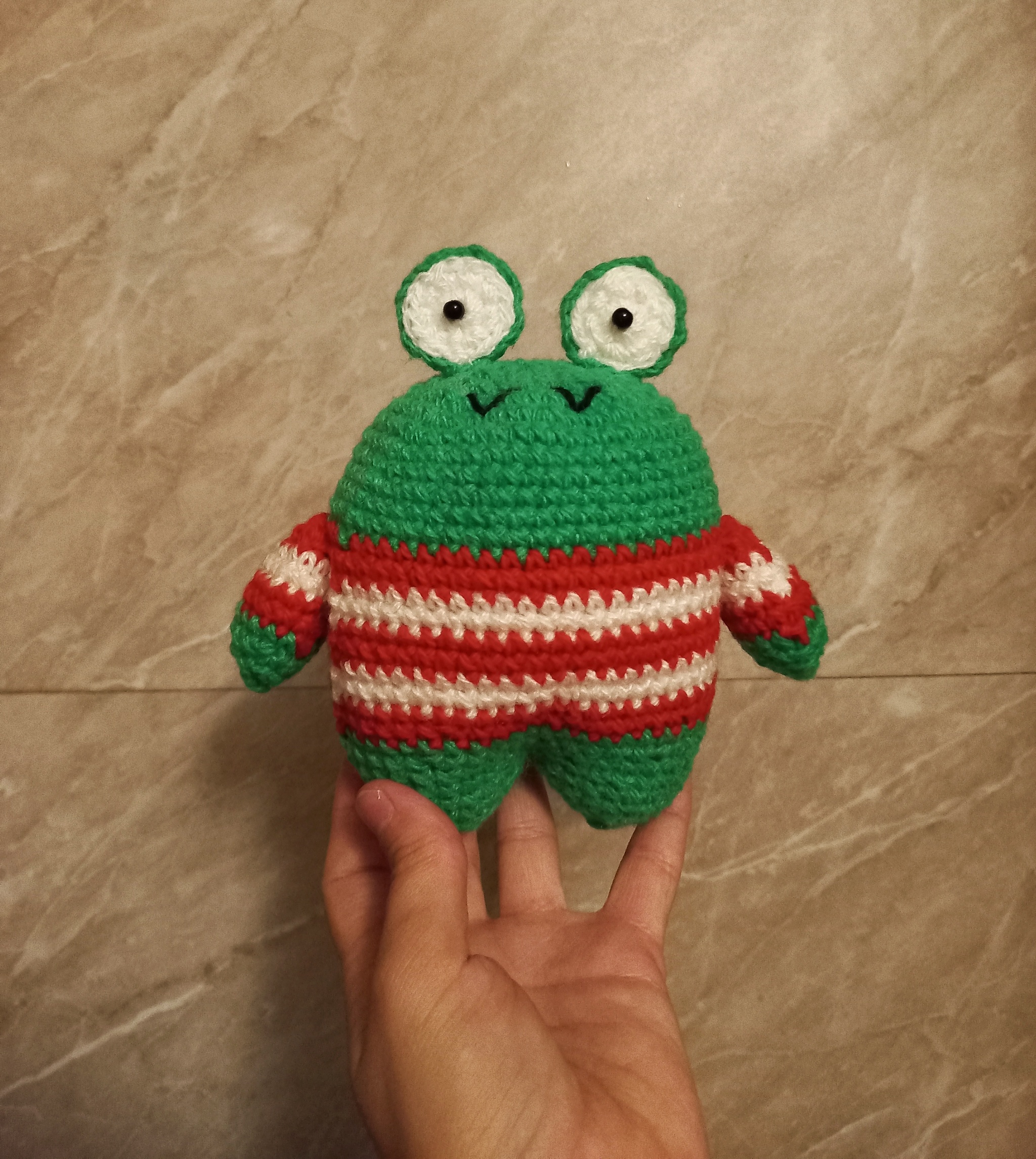 bbw frog - My, Needlework without process, Crochet, The photo, Author's toy, Longpost, Frogs