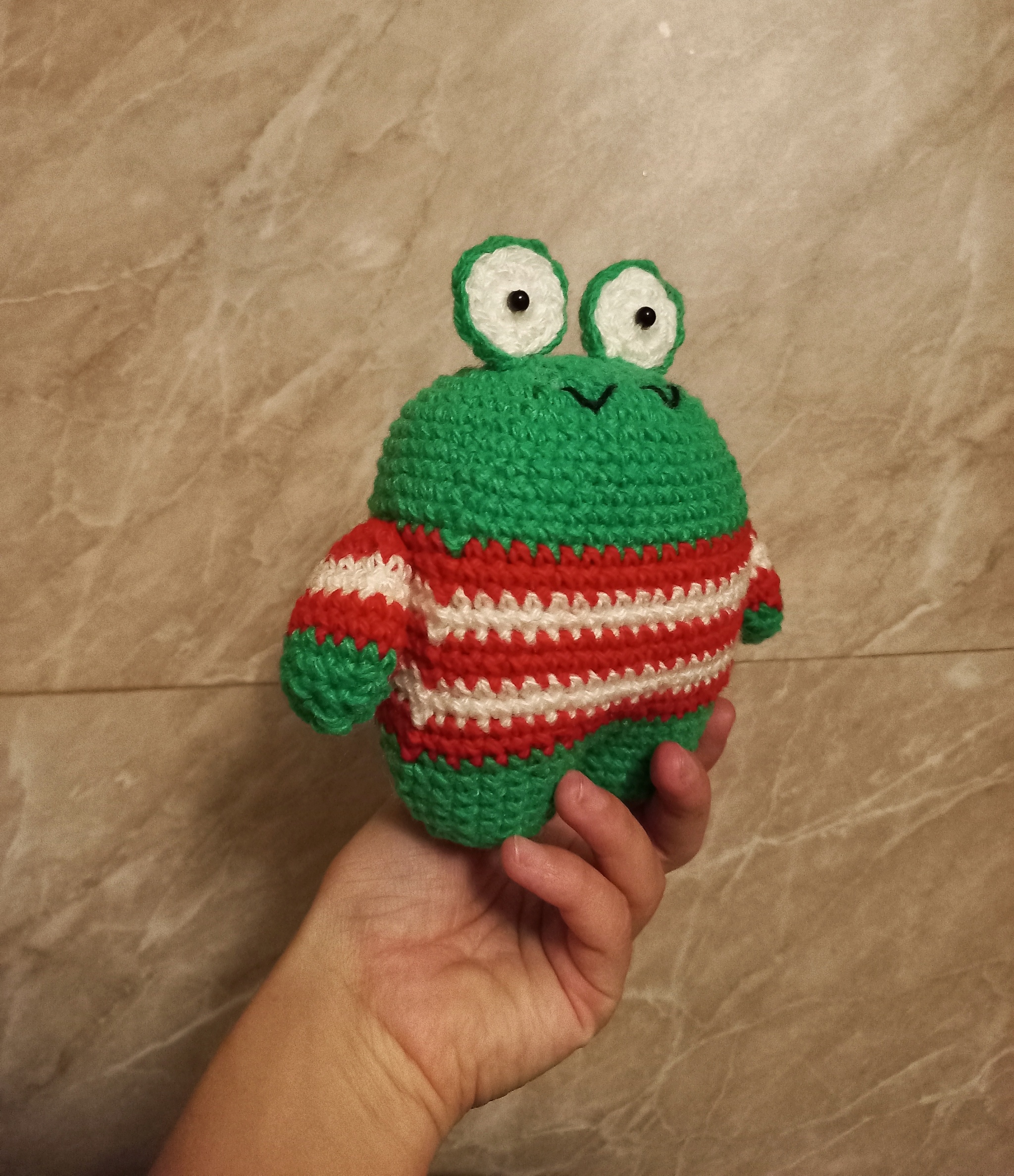 bbw frog - My, Needlework without process, Crochet, The photo, Author's toy, Longpost, Frogs