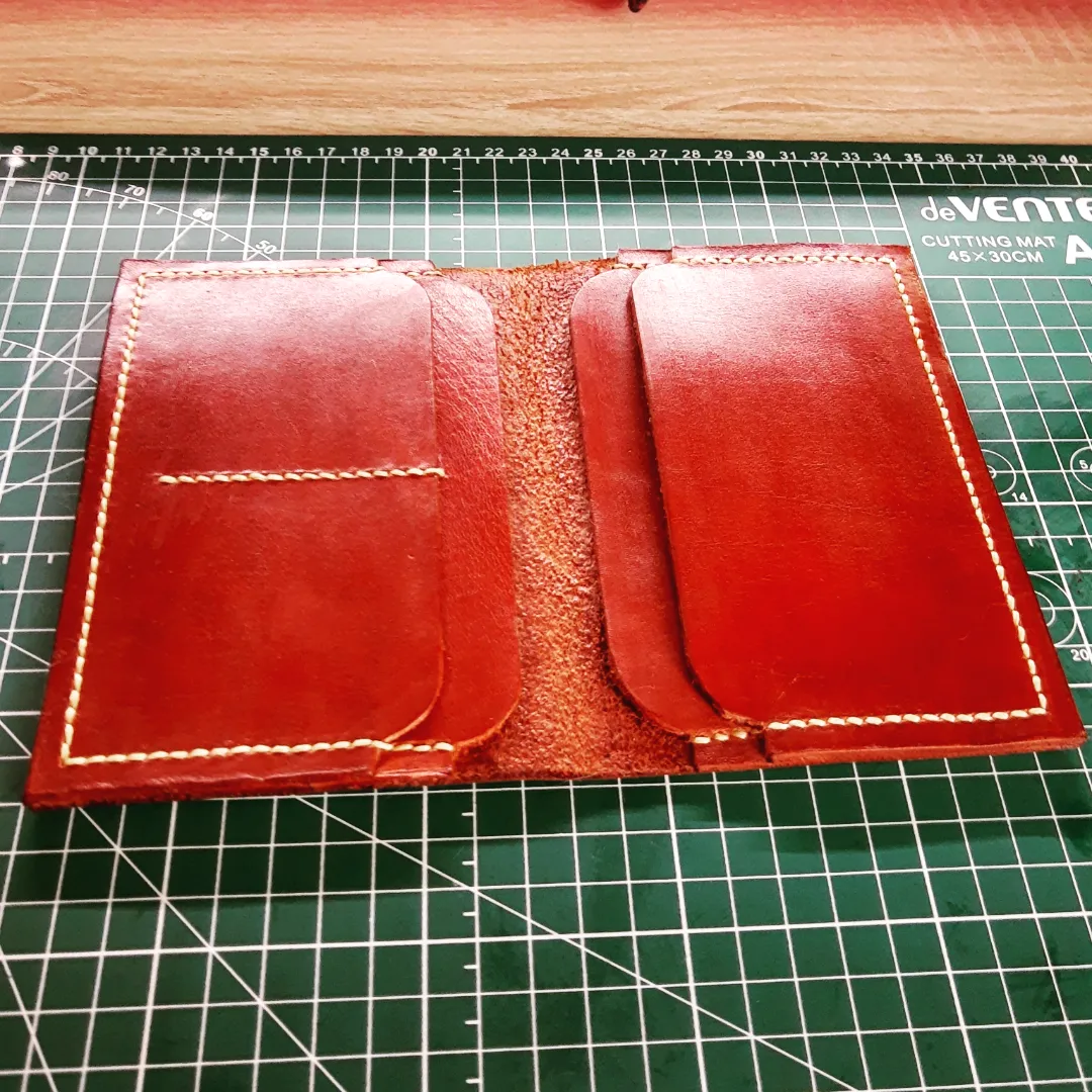 Subtotals - My, Natural leather, Hobby, Needlework, Longpost, Leather, Needlework with process