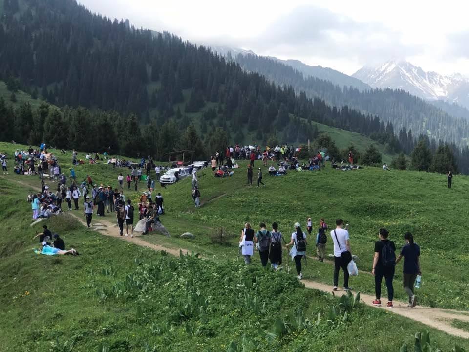 Consequences of rest on Kok-Zhailau - Kazakhstan, Туристы, Kok-Zhailau, The mountains, Tract, Garbage, Ecology, Nature, Video, Longpost, Dump