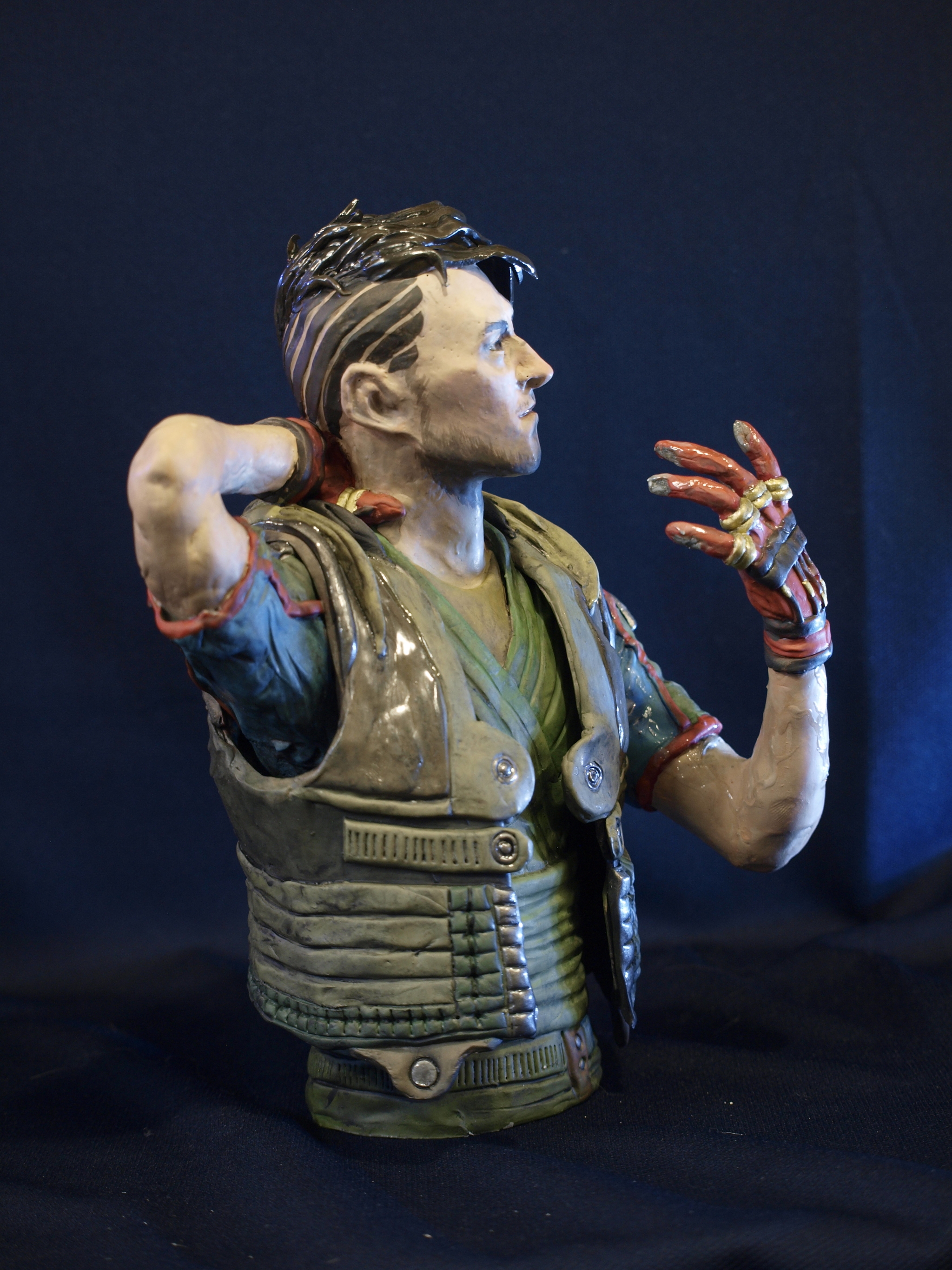 Andrew Manser (The Technomancer Game) - My, Kai Yara, Sculpture, Figurines, Лепка, The Technomancer, Art, Video, Youtube, Longpost, Painting miniatures