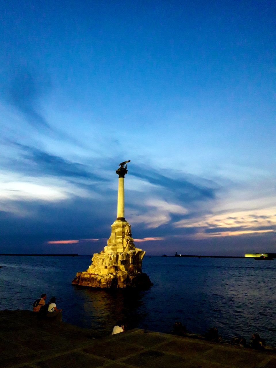 Monument to the Scuttled Ships - My, Sevastopol, Sea, The photo, Monument, Crimea