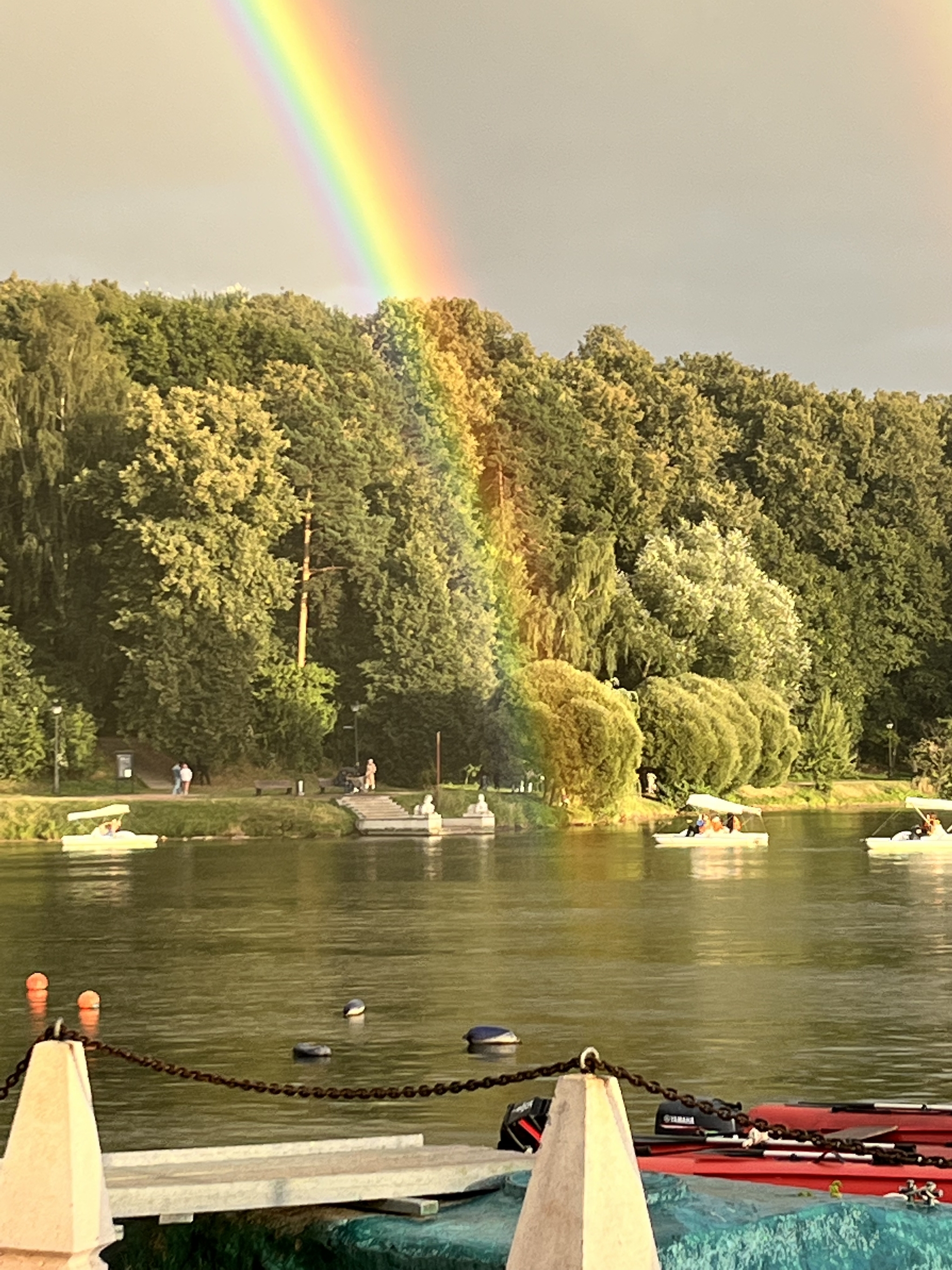 Leprechaun Treasures - My, Treasure, Gold, Nature, Double Rainbow, Rainbow, Longpost