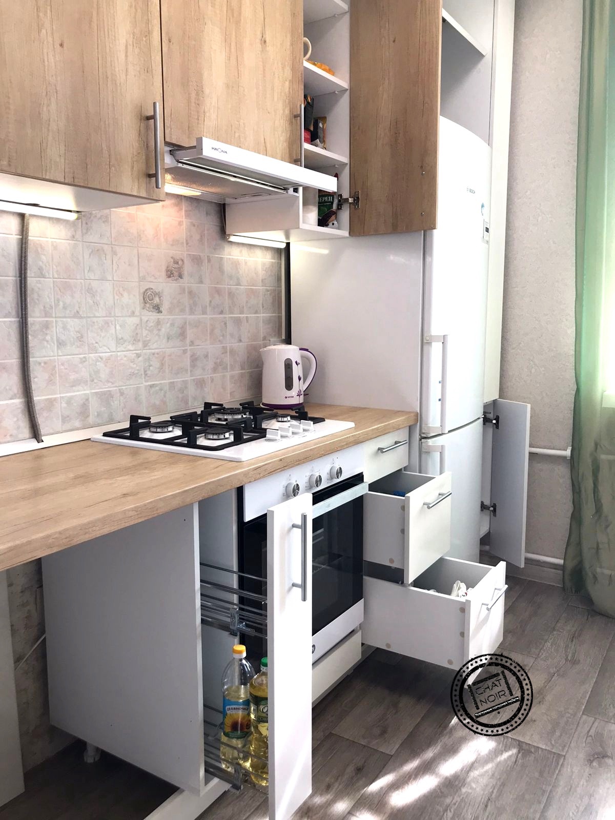 Kitchen renovation in stalinka 3 - My, Rukozhop, Repair, Vertical video, Repairers Community, With your own hands, Floor, Building, Construction, Long, Video, Longpost, Stalinist architecture